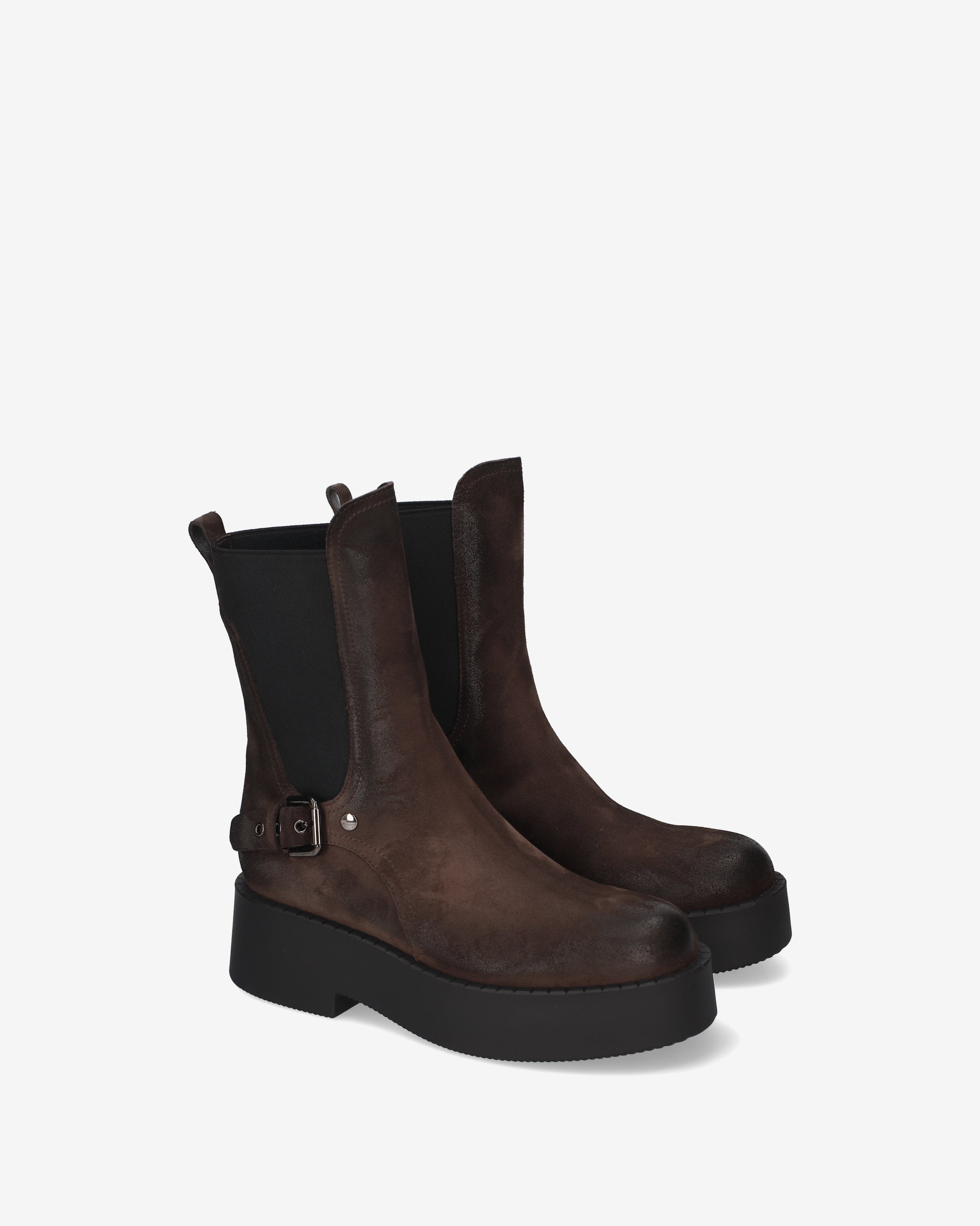 premiata-chelsea-platform-moka-stiefelette-damen-heritage image 2