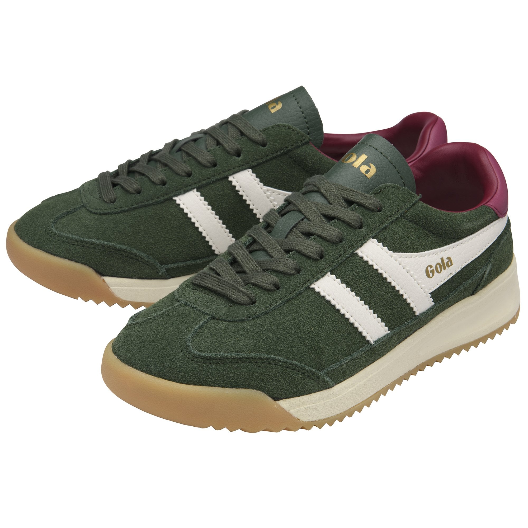 gola-tornado-88-damen-sneaker-wildleder-immergr-n image 3