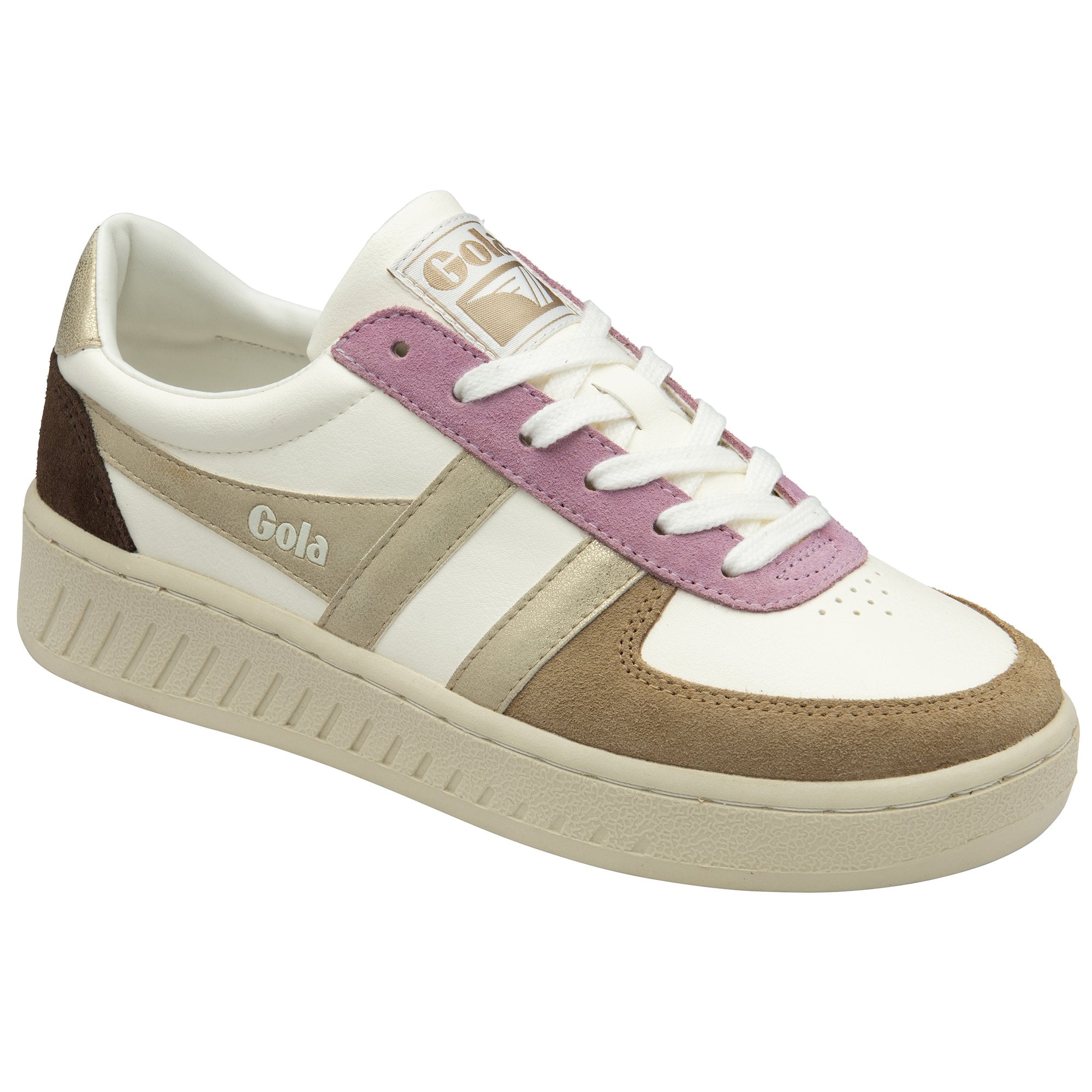 gola-grandslam-quadrant-damen-sneaker-off-white-gold image 2