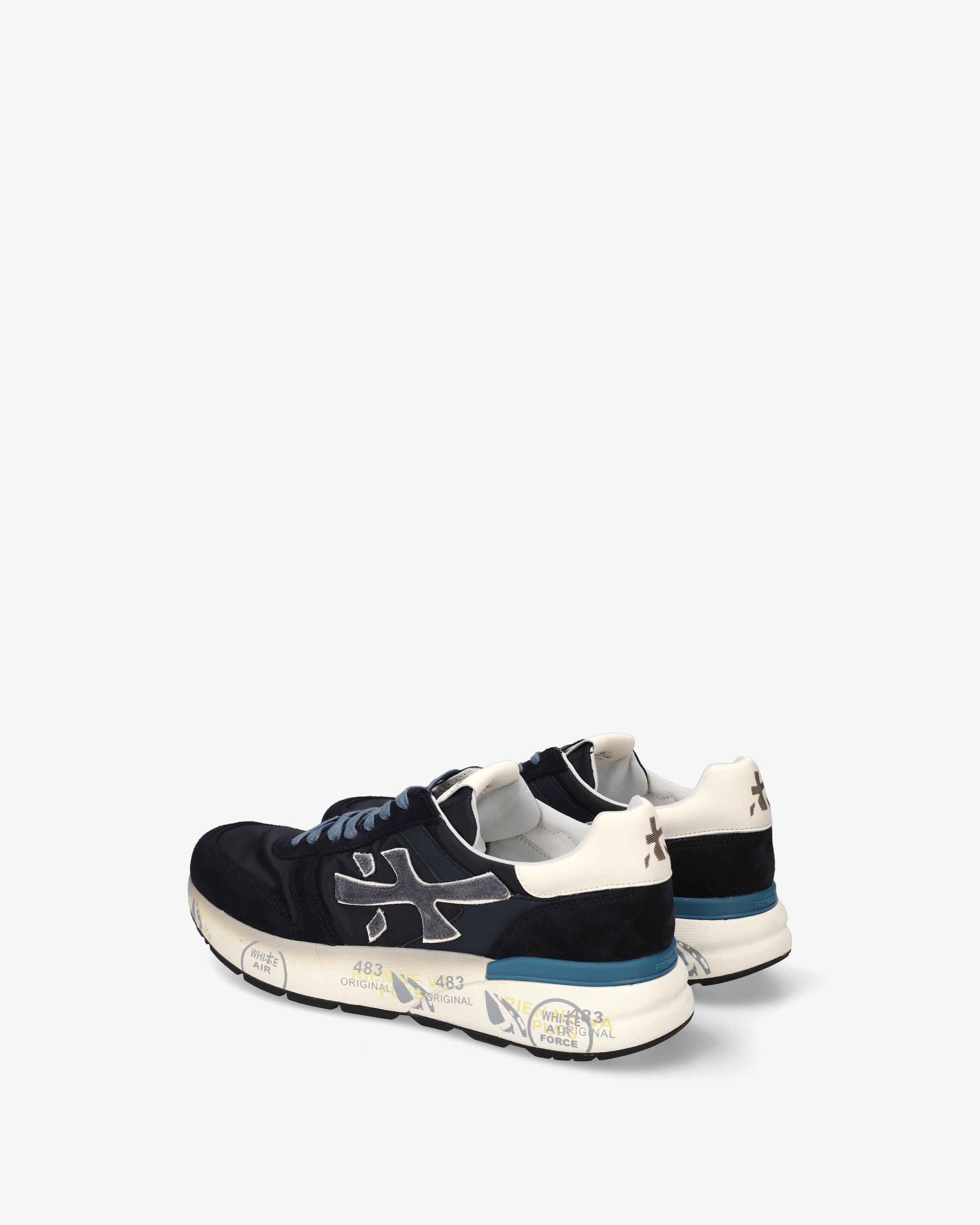 premiata-mick-7716-herren-sneaker-navy-3-cm-sohle image 5
