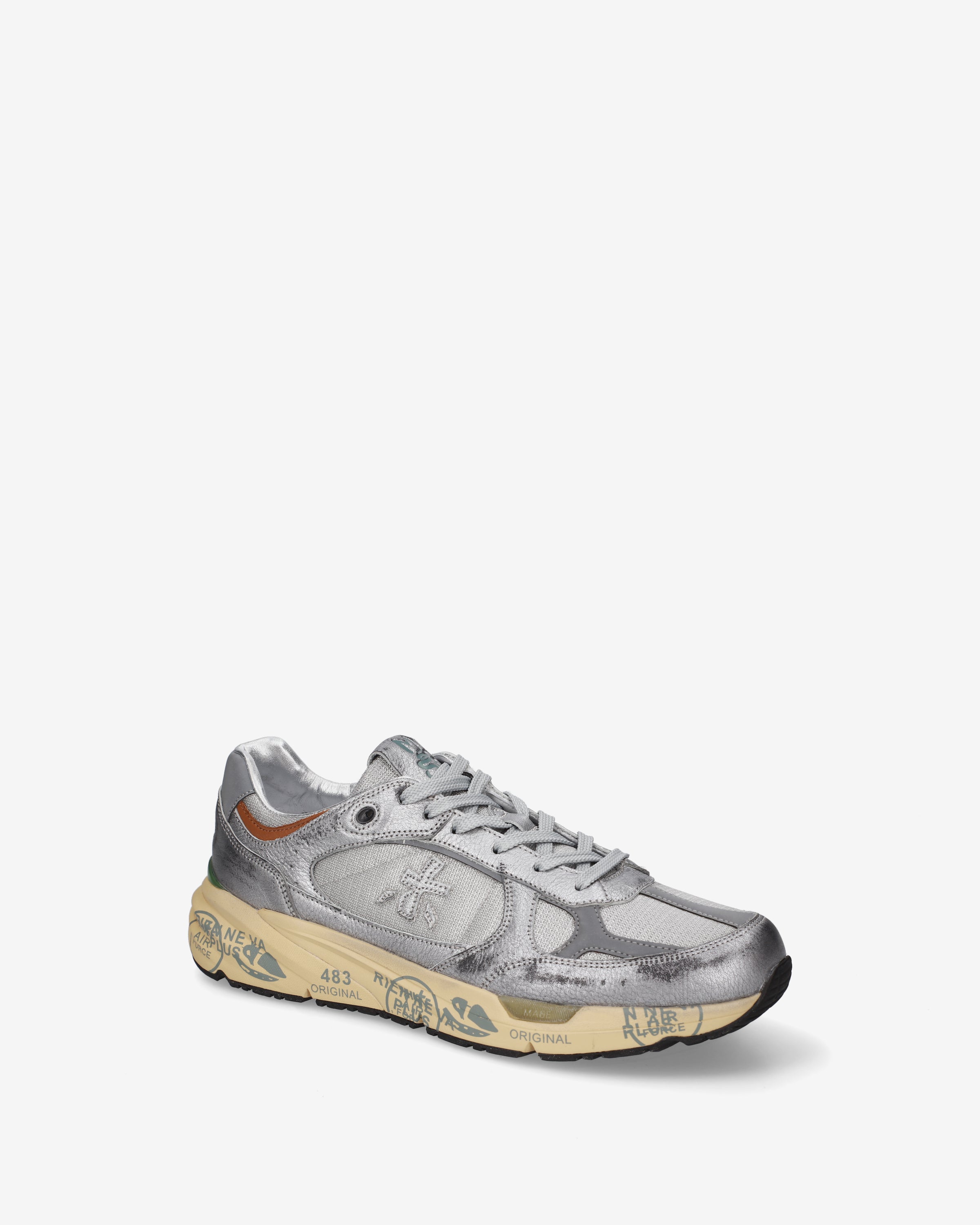 premiata-mase25-8635-sneaker-silber-herren-laminat image 4