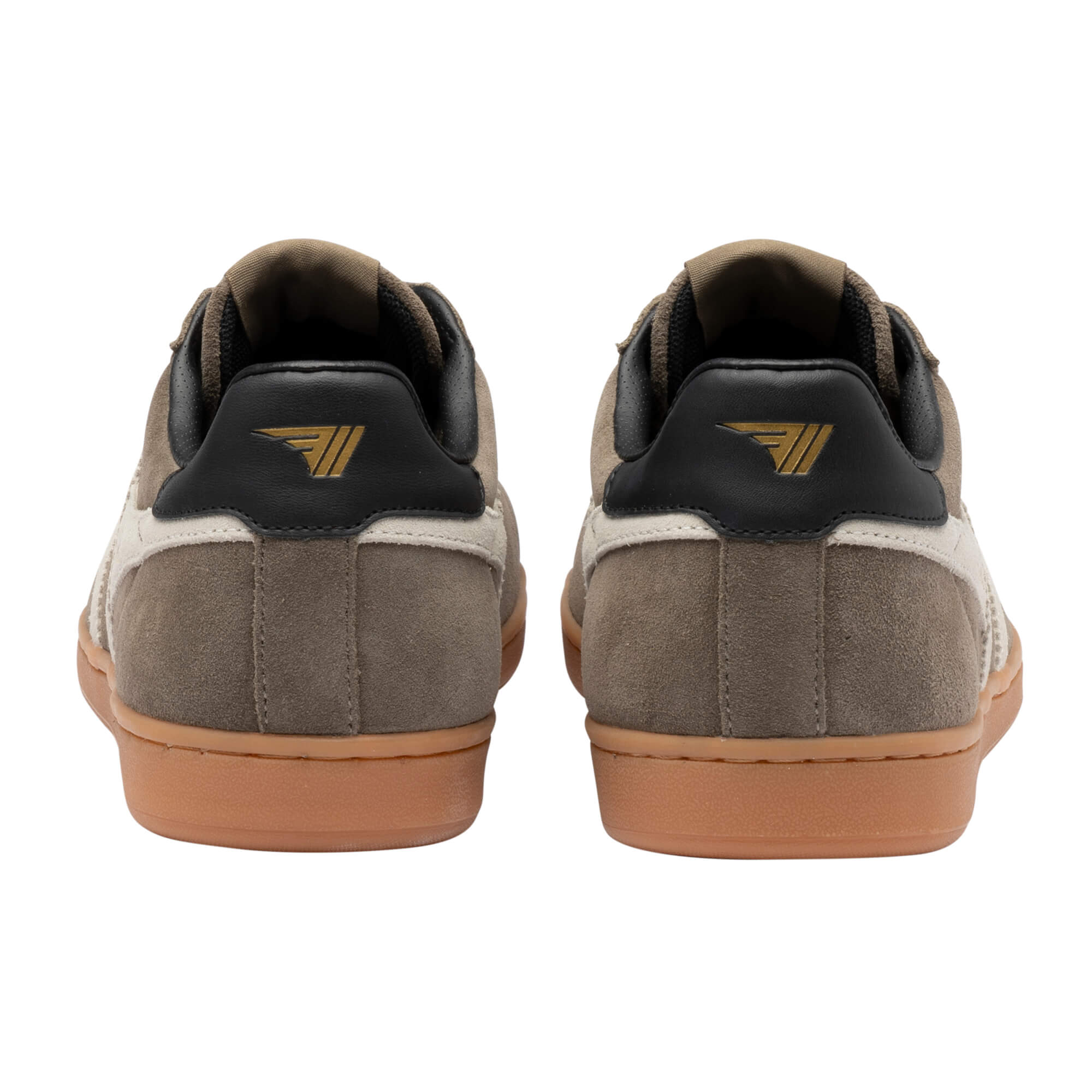 gola-equipe-ii-suede-sneaker-f-r-herren-moosgr-n-creme image 4
