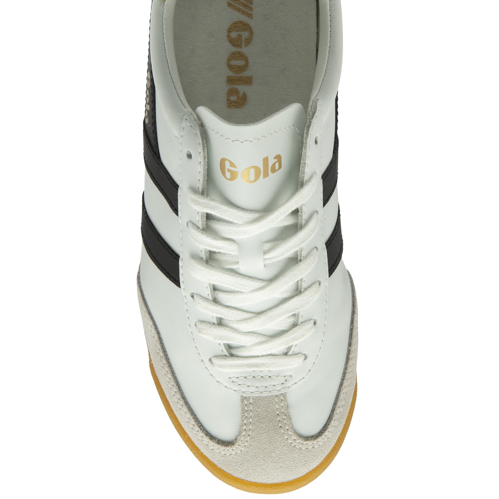 gola-torpedo-sneaker-f-r-damen-wei-schwarz-zitrone-leder image 5