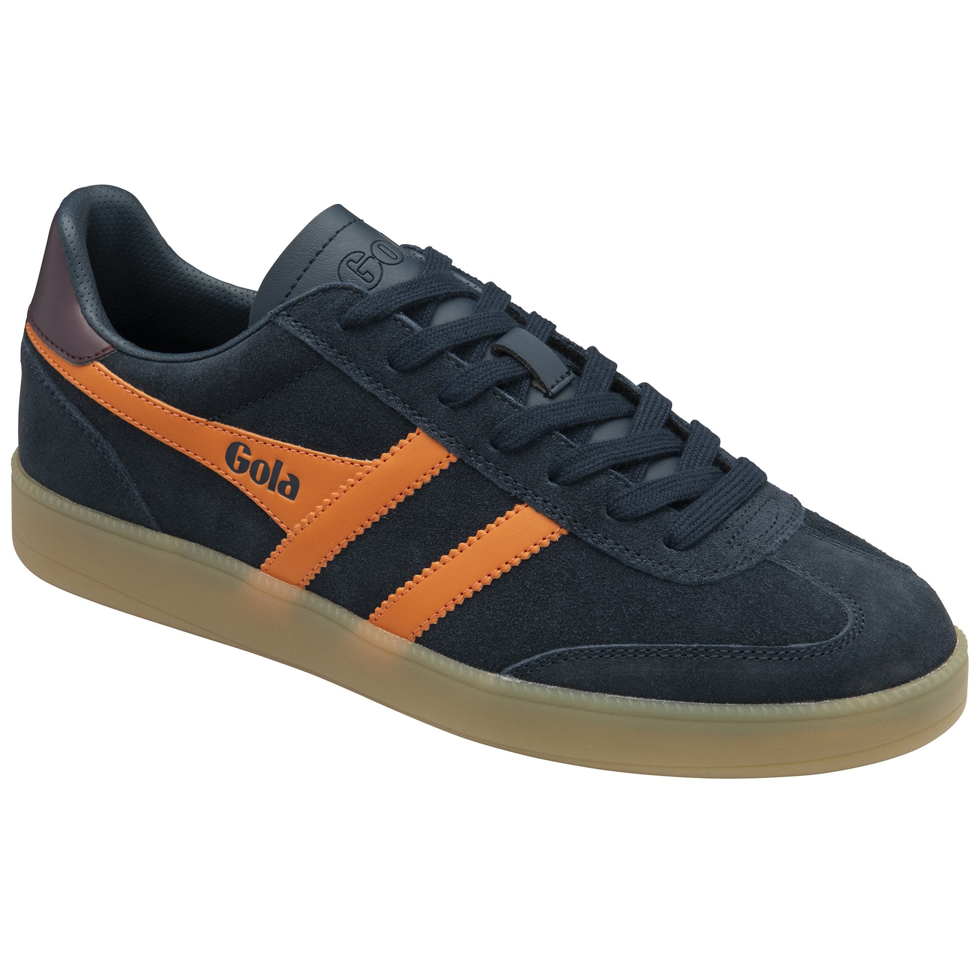 gola-viper-herren-sneaker-marineblau-orange-wildleder image 2