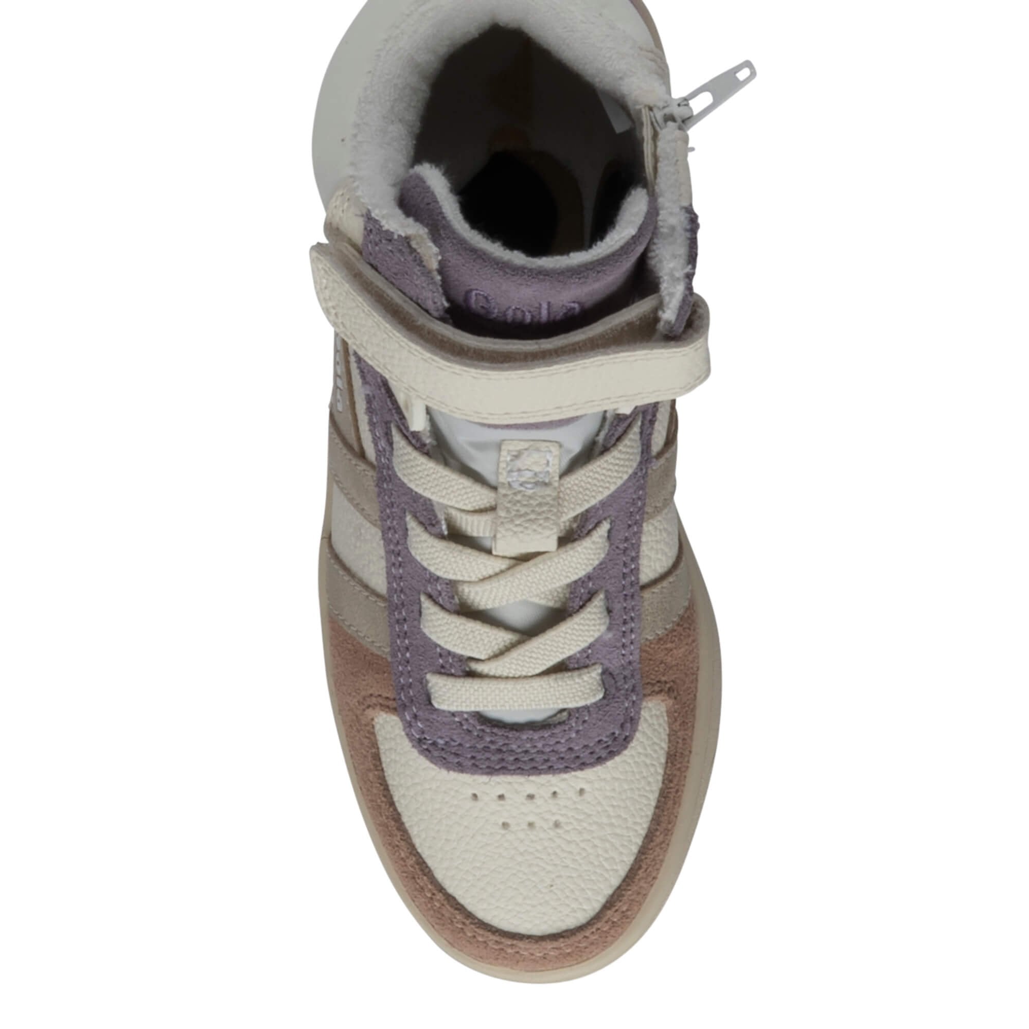 gola-talon-quadrant-high-top-kindersportschuhe-creme-cameo image 5