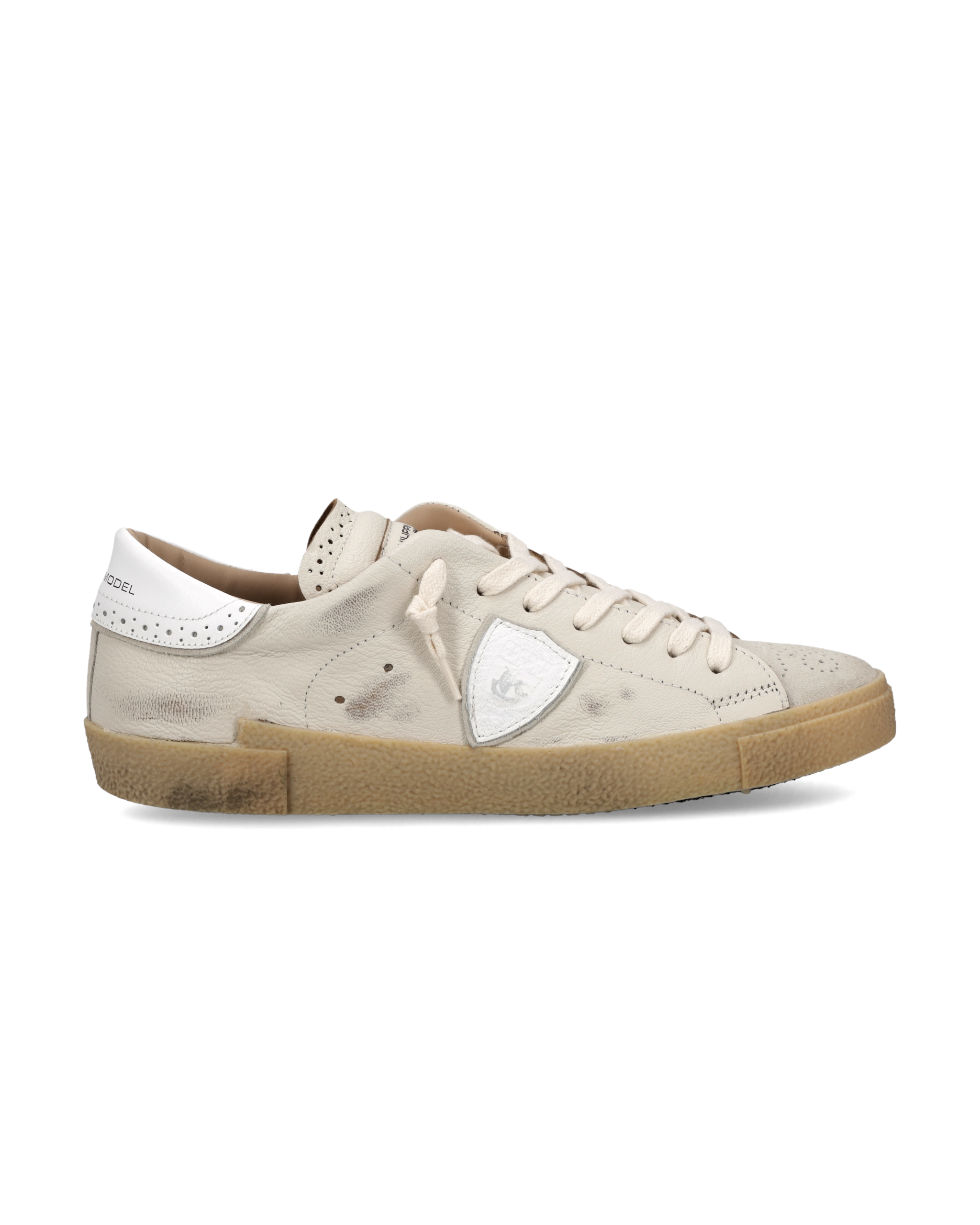 philippe-model-prsx-herren-sneaker-lait-marron-braun image 1