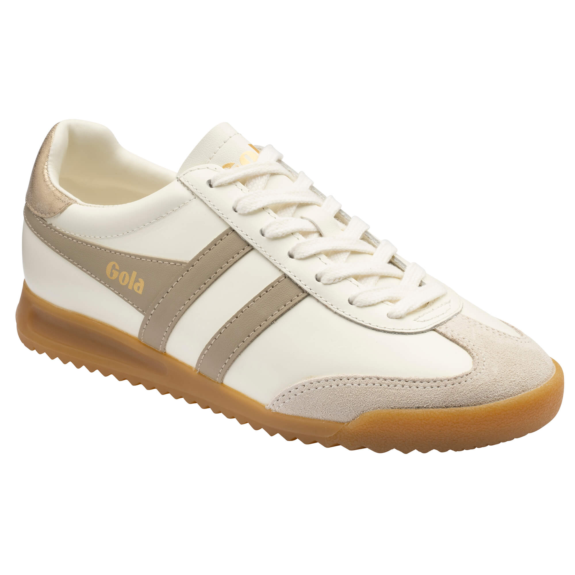 gola-torpedo-leder-sneaker-damen-creme-knochen-gold image 2