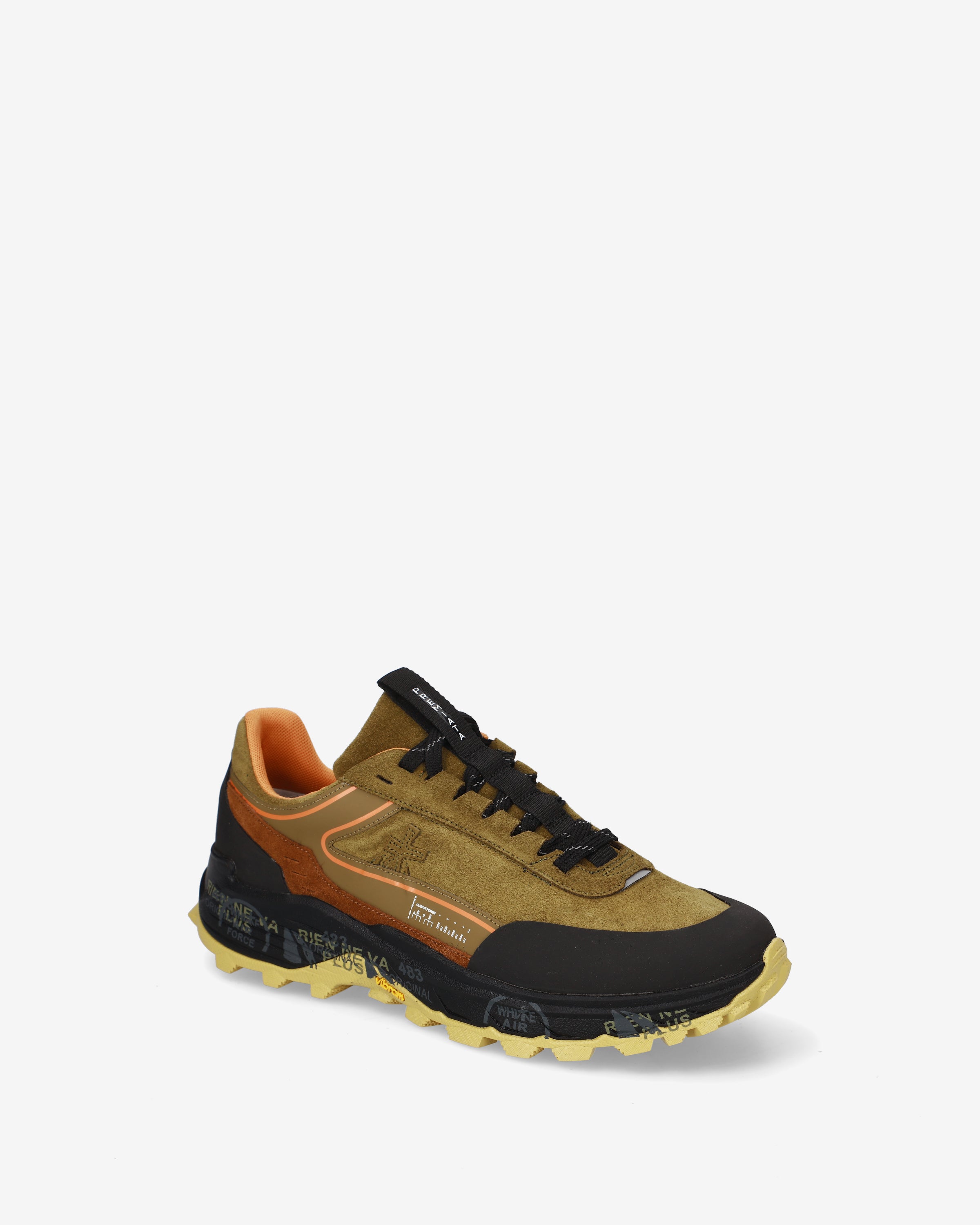 premiata-devin-501-sneaker-olive-suede-vibram-herren image 4