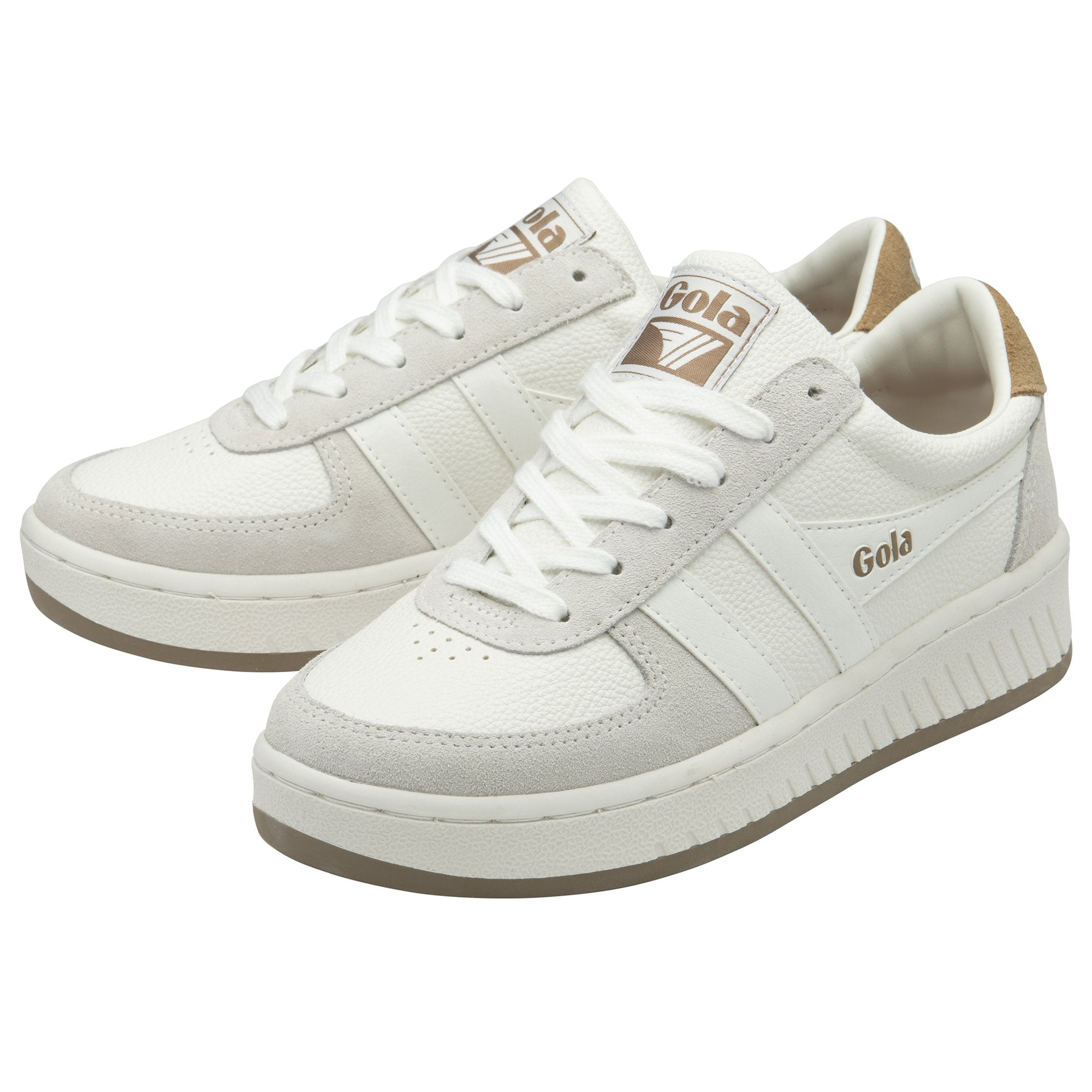 gola-grandslam-88-damen-sneaker-wei-karamell image 3