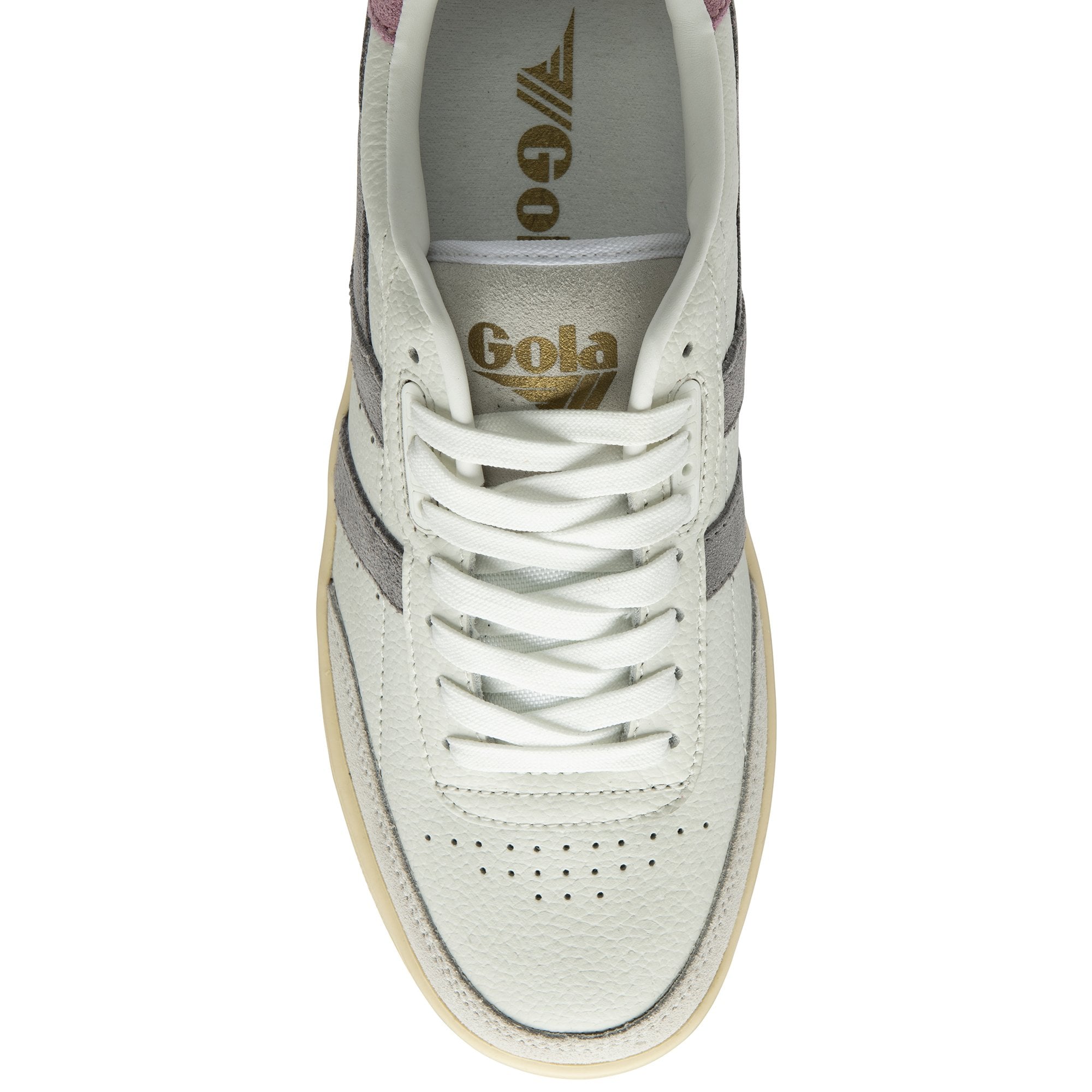gola-falcon-damen-sneaker-wei-zementgrau-bonbonrosa image 5