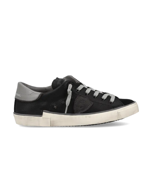 philippe-model-prsx-damensneaker-noir-gris-anthracite image 1