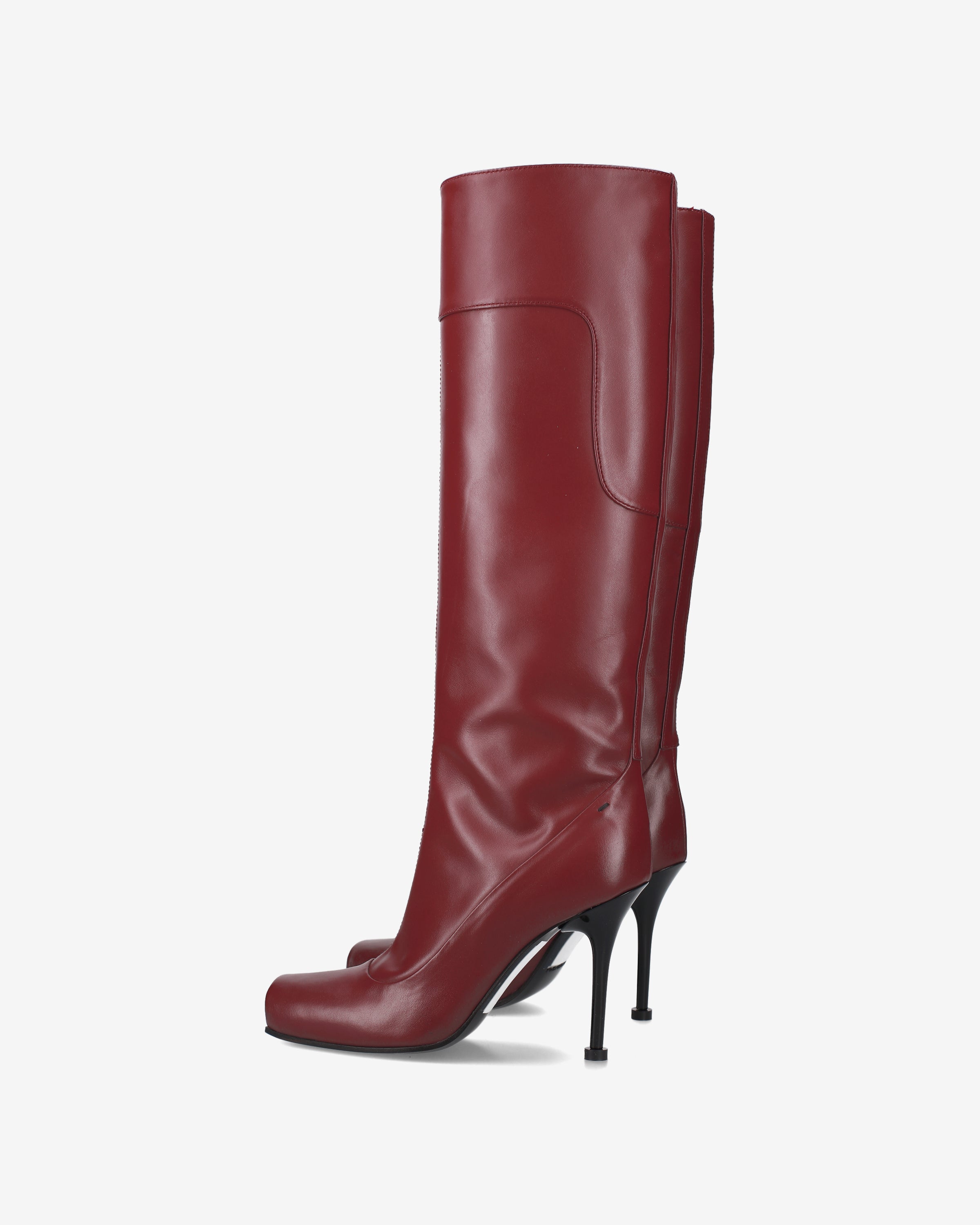 premiata-stiefel-damen-leder-wine-rot-10cm-absatz image 5
