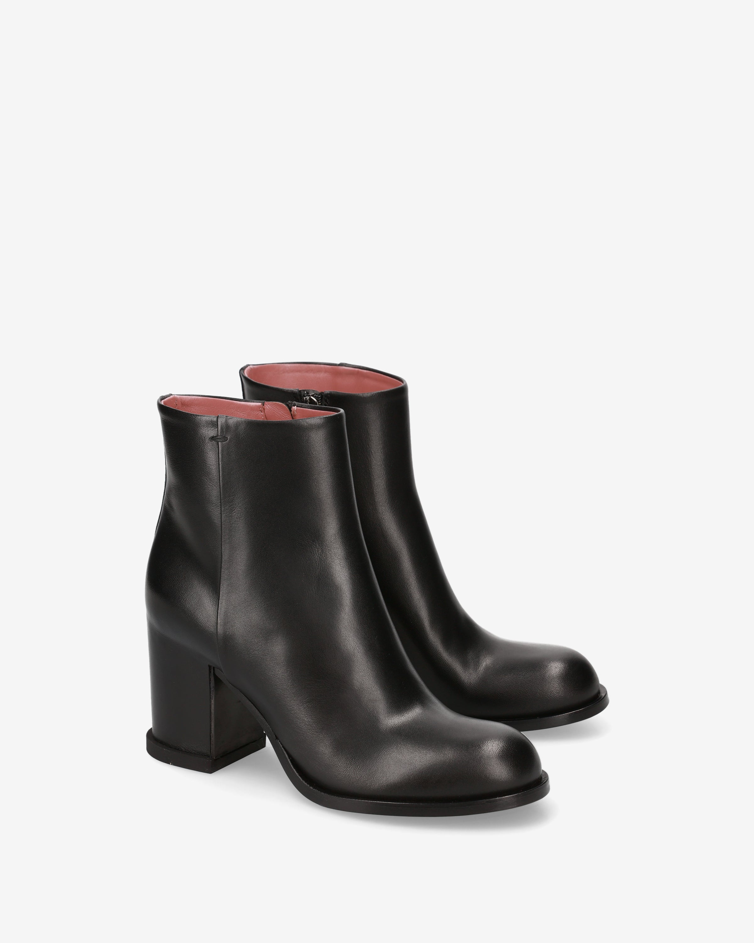 premiata-stivaletti-stiefelette-damen-schwarz-leder-80-mm image 2