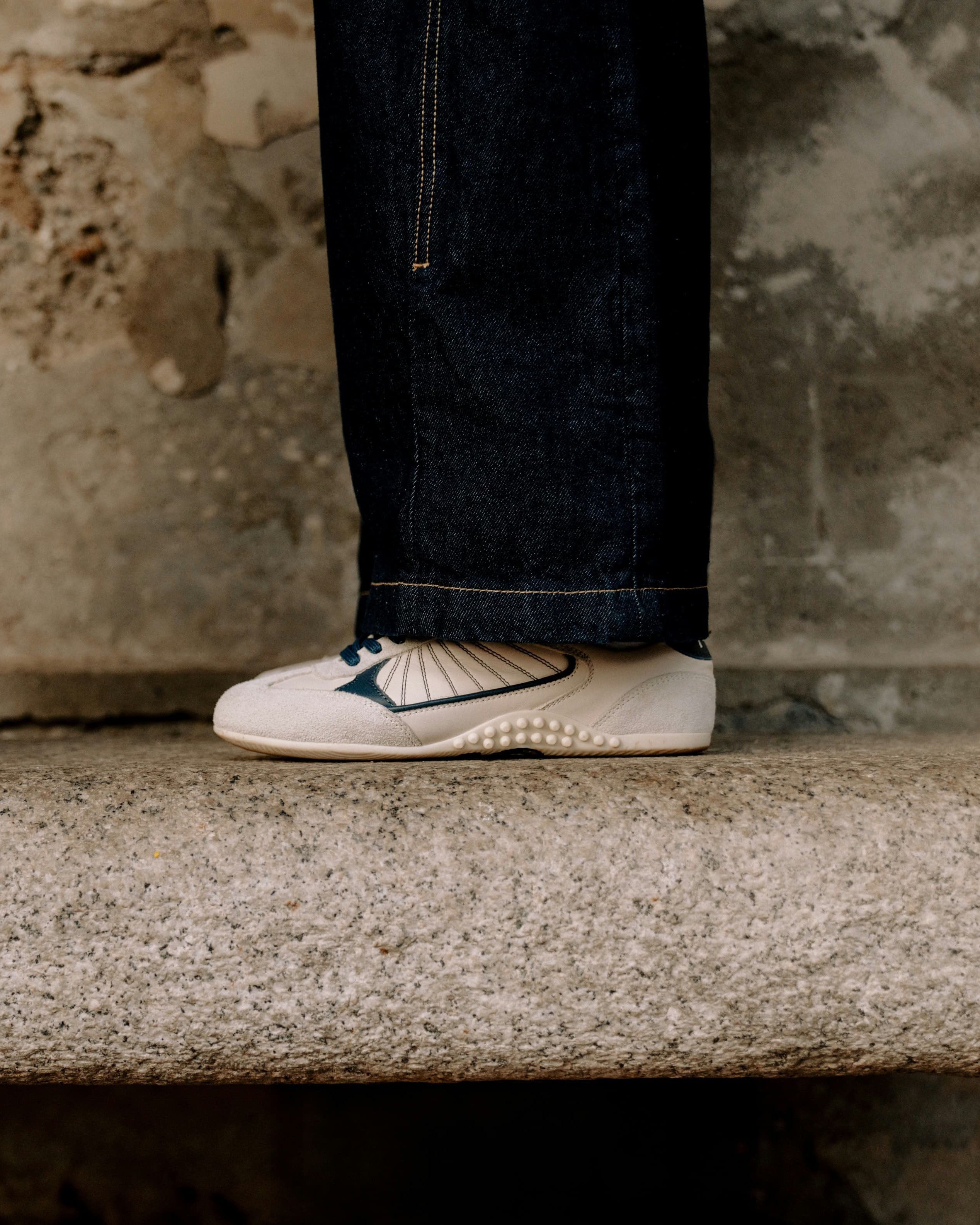 p448-lisbon-cream-blue-retro-sneaker-damen image 2