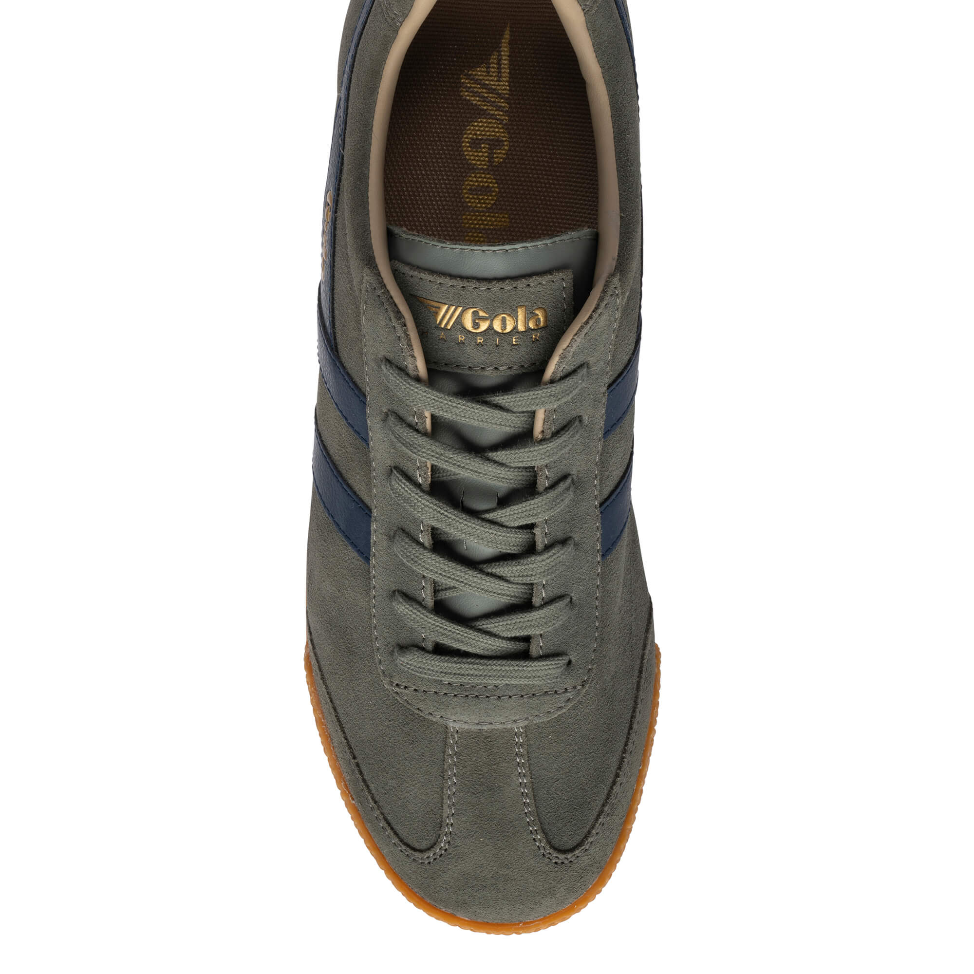 gola-harrier-herren-sneaker-aus-wildleder-conifer-navy image 5