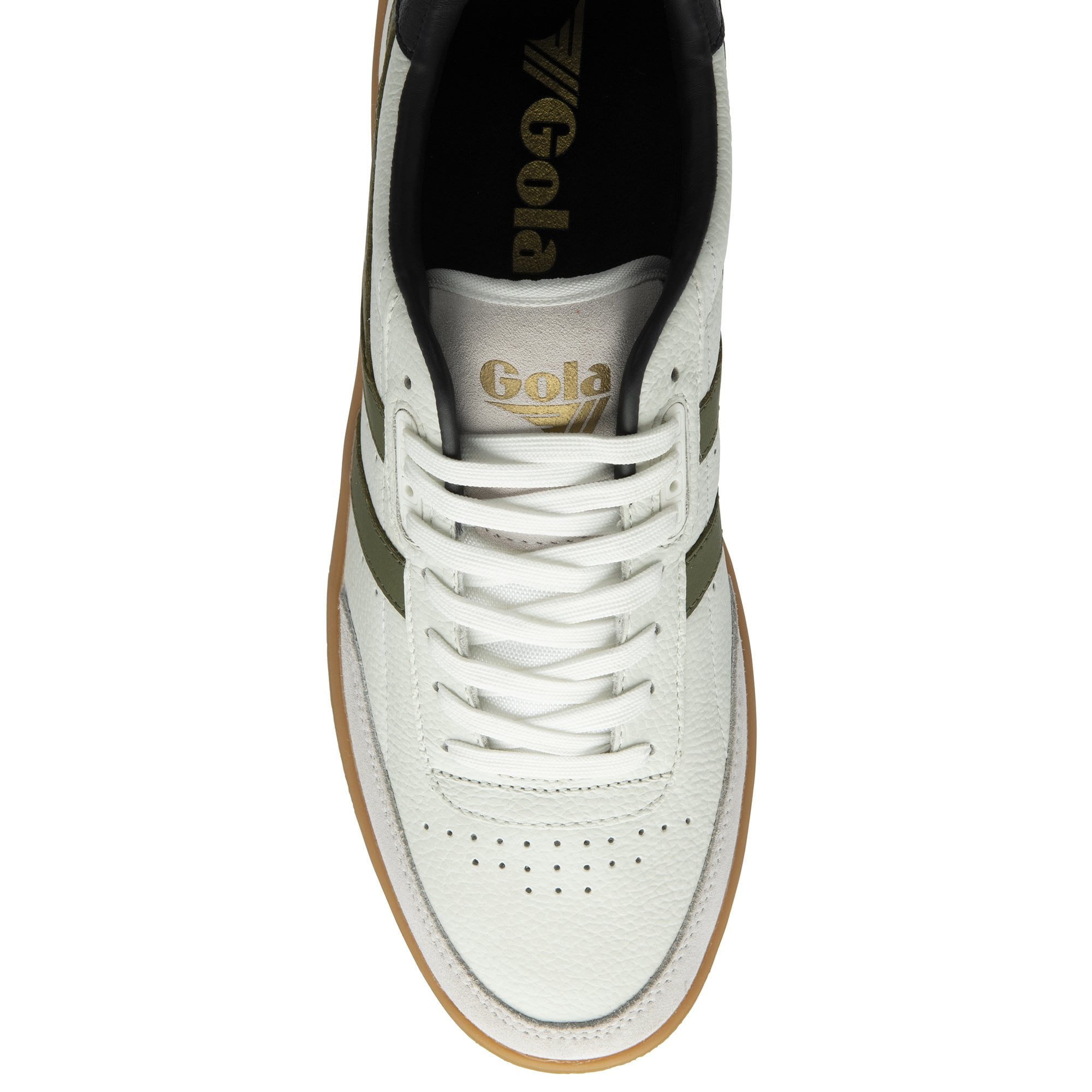 gola-contact-leather-herren-sneaker-wei-schwarz-khaki image 5