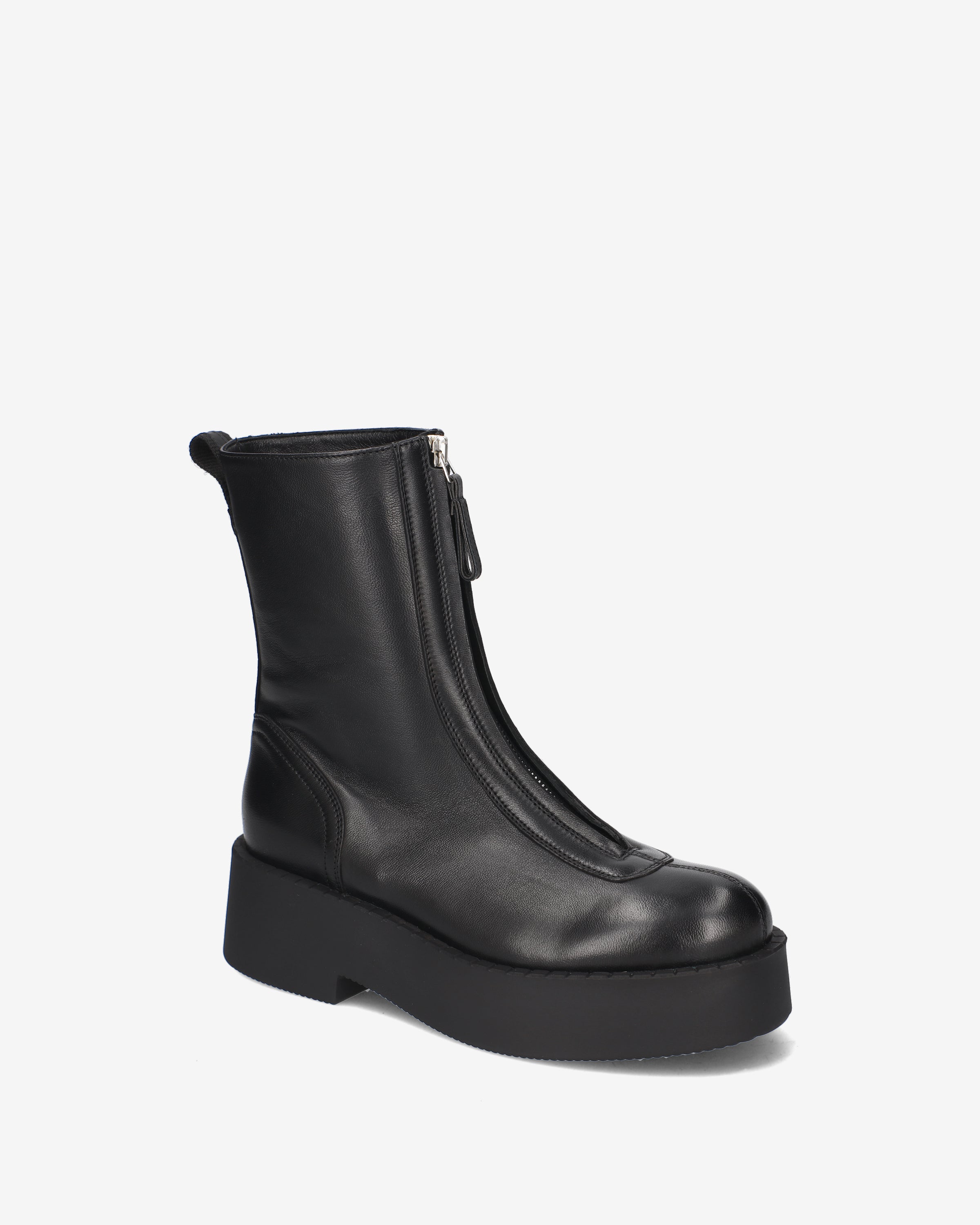 premiata-stivaletti-pelle-nera-damen-stiefeletten image 4