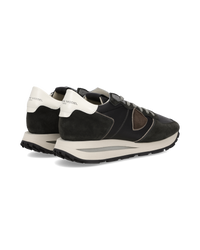 philippe-model-tropez-haute-herren-high-top-sneaker-schwarz-wei image 2