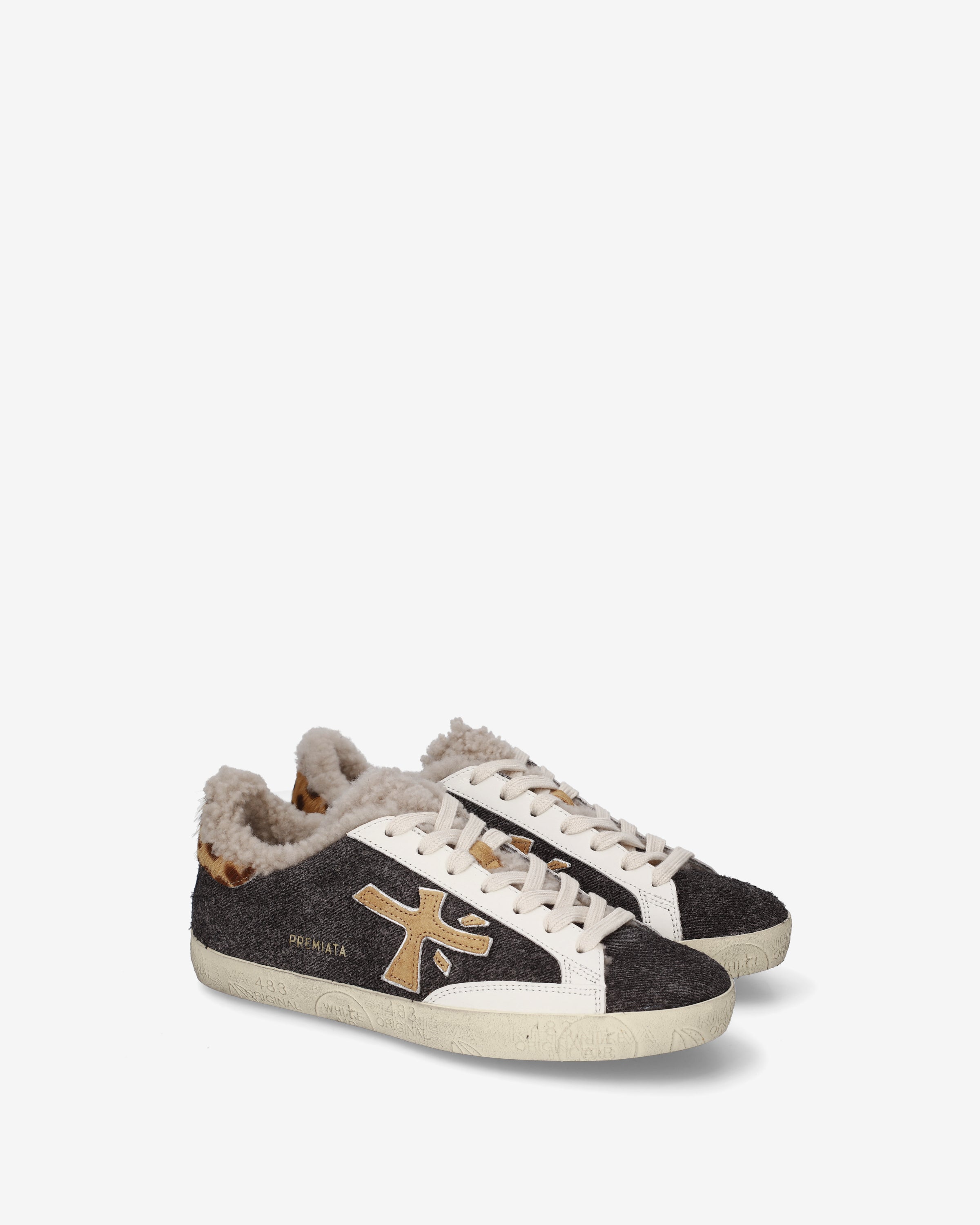 premiata-stevend-8495m-damen-sneaker-tortora image 2