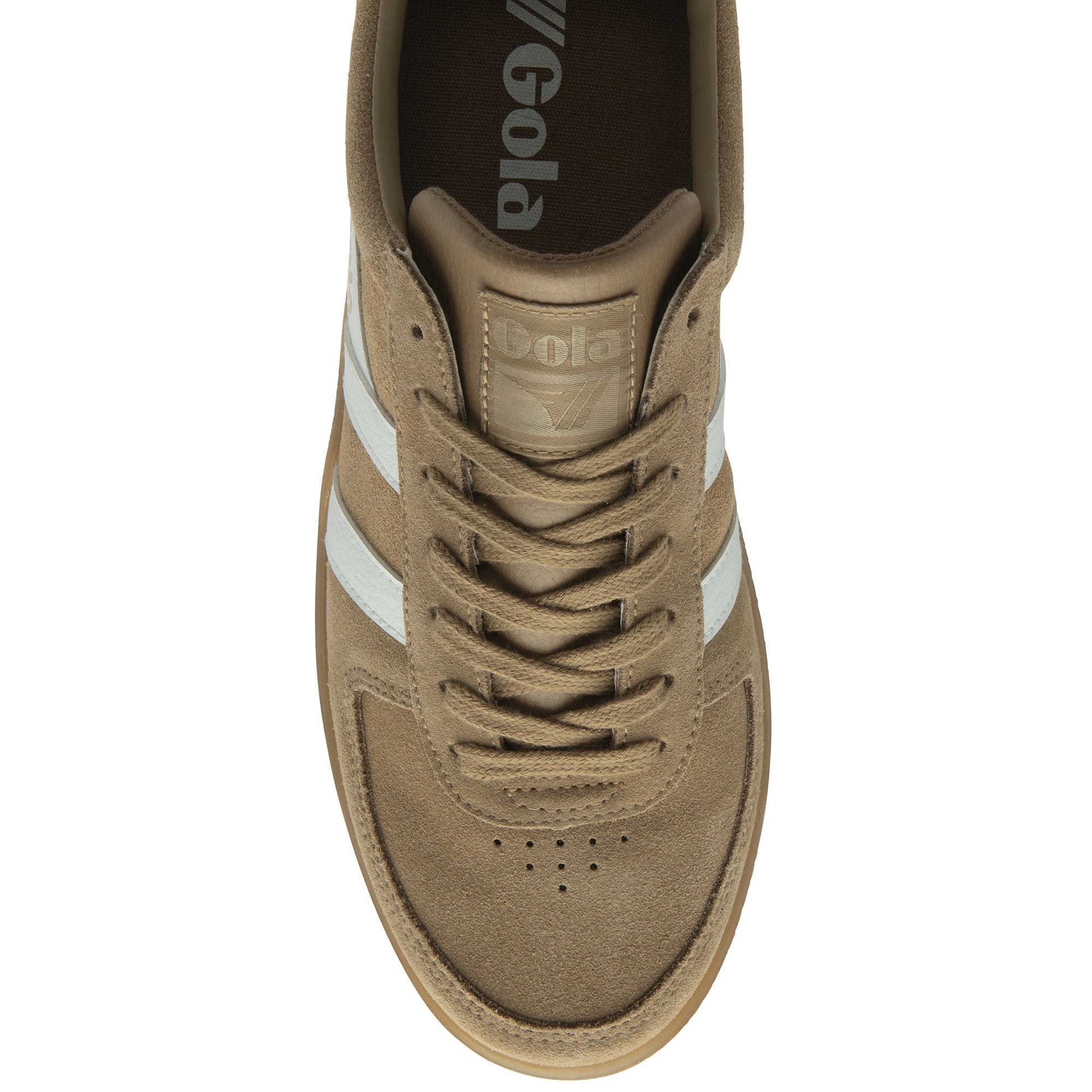 gola-grandslam-wildleder-sneaker-f-r-herren-hellkaramell-wei image 5