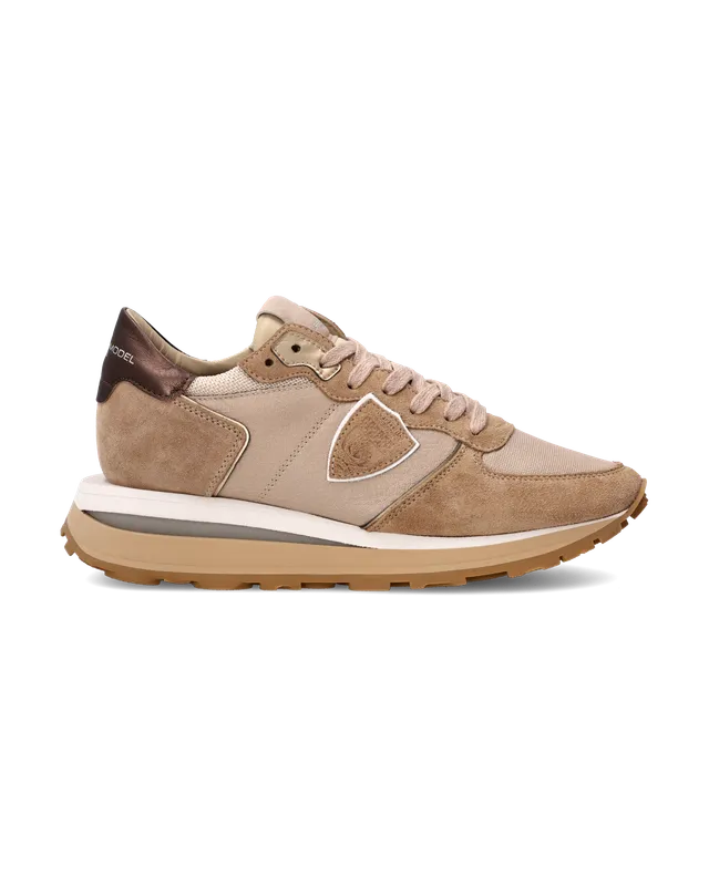 philippe-model-tropez-haute-damen-sneaker-beige-metallic-2 image 1