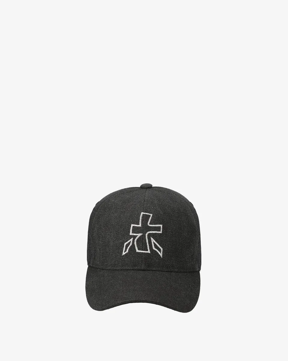 premiata-baseball-cap-baumwolle-schwarz-mit-logo-stick image 1