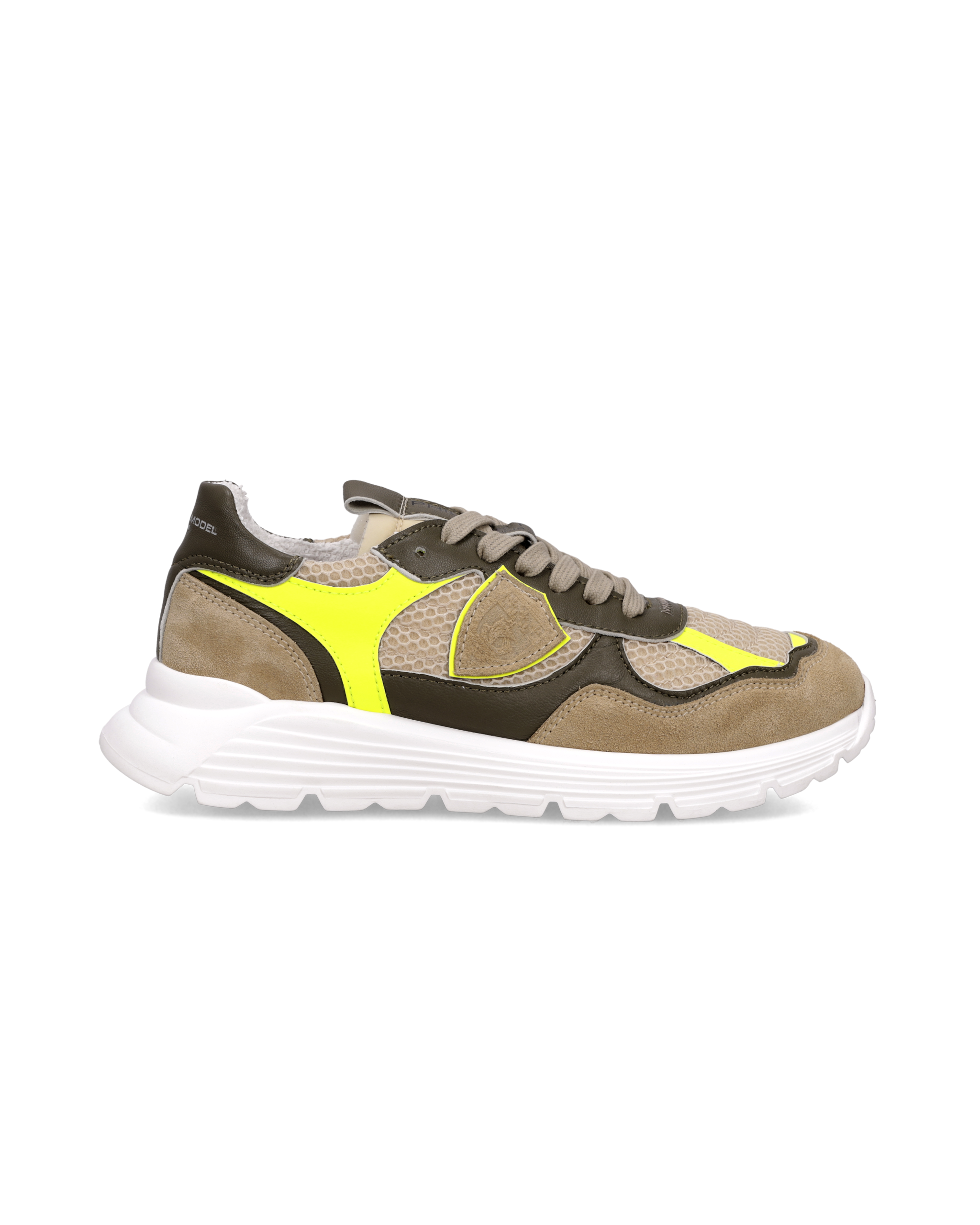 philippe-model-olympique-junior-kinder-sneaker-beige-gelb image 1