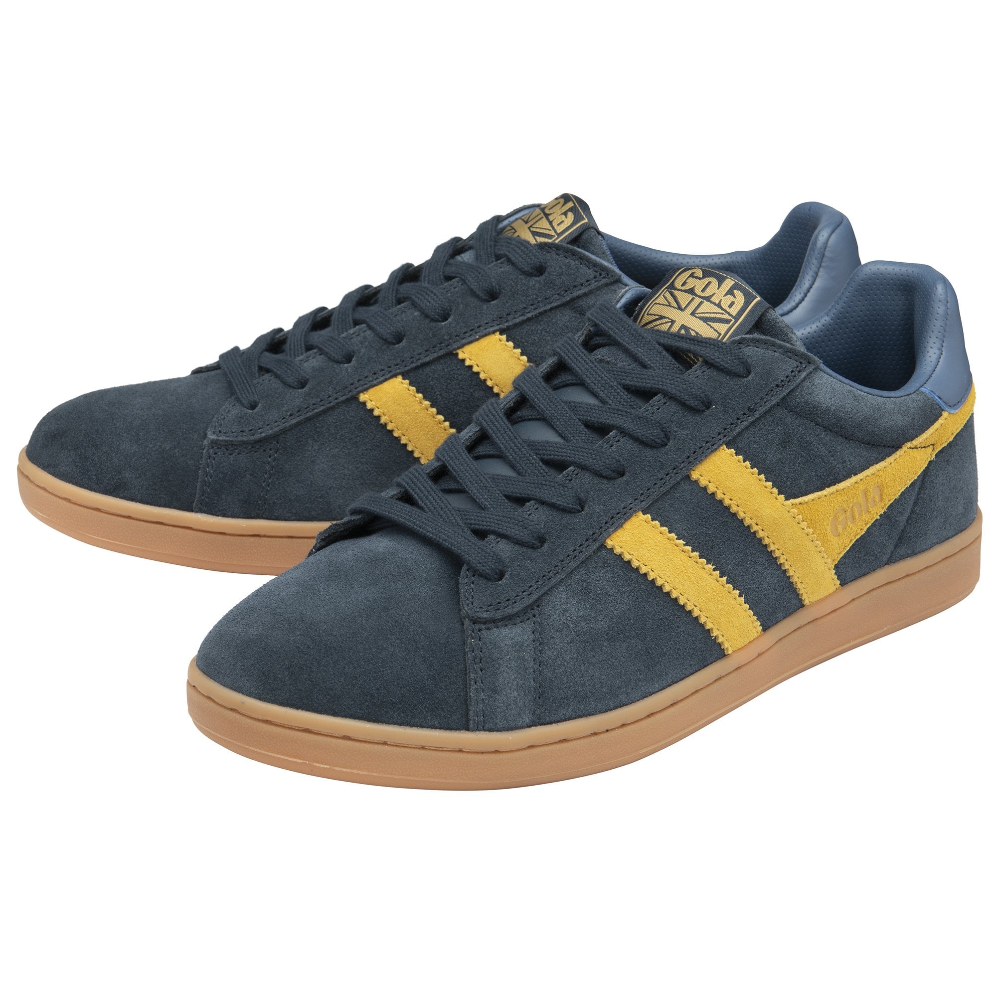 gola-equipe-ii-herren-turnschuhe-aus-wildleder-marineblau image 3