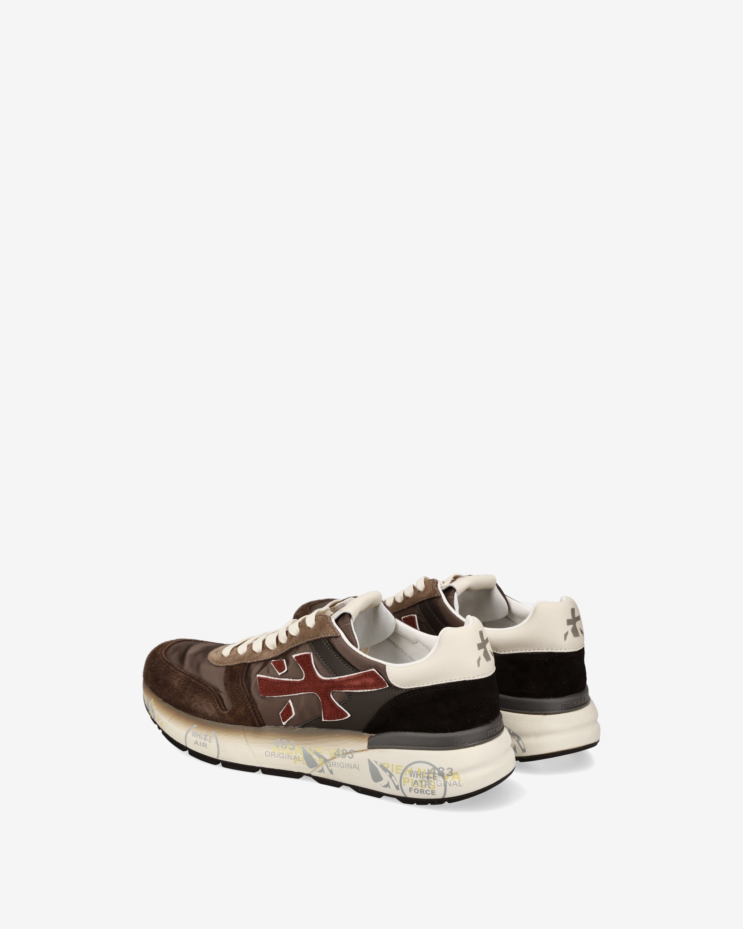 premiata-mick-7714-sneaker-braun-schwarz-herren image 5