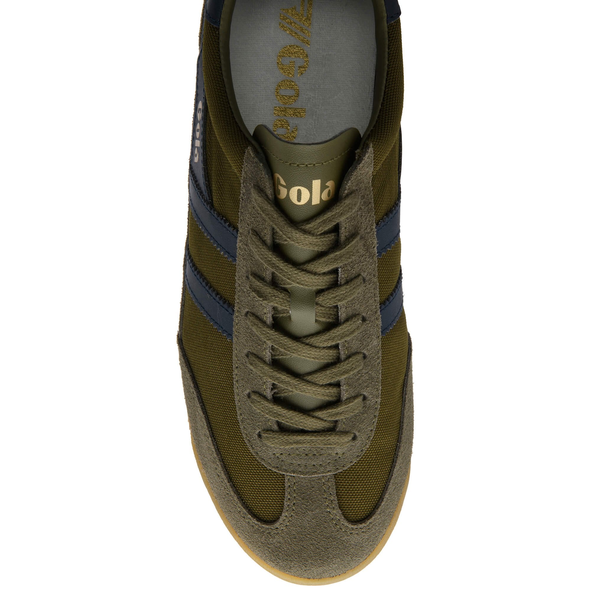 gola-tornado-herren-terrace-sneaker-khaki-nylon-wildleder-marineblau image 5