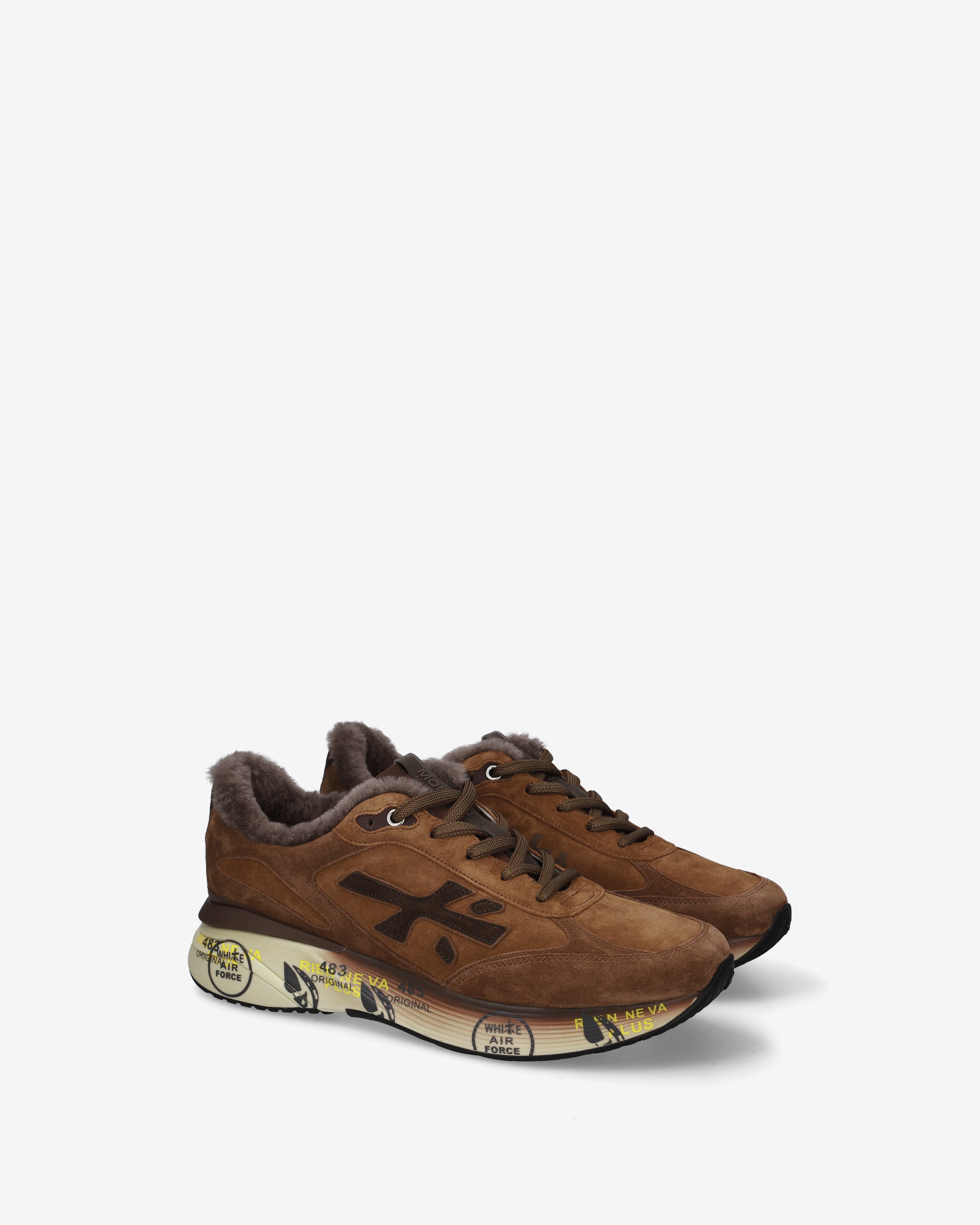 premiata-moerun-8539m-sneaker-braun-suede-herren image 2