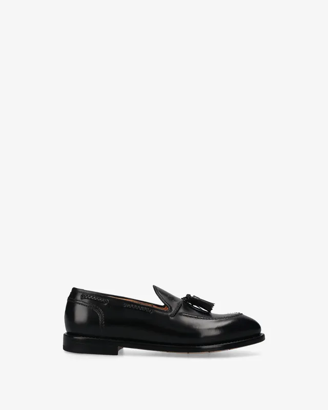 premiata-loafer-herren-leder-mit-quasten-schwarz image 1