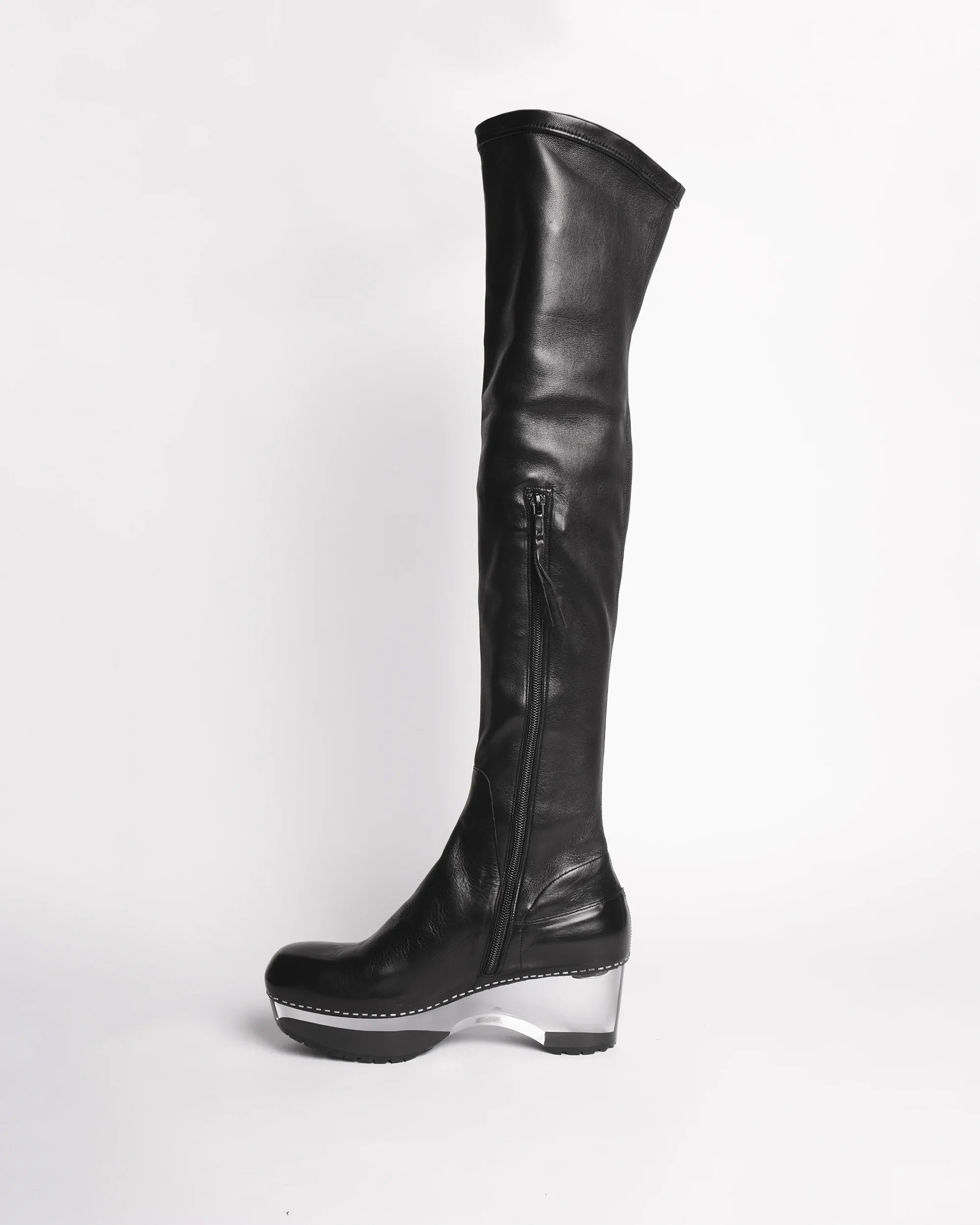 premiata-scultura-012-heritage-boot-damen-nappa-transparent-absatz image 5