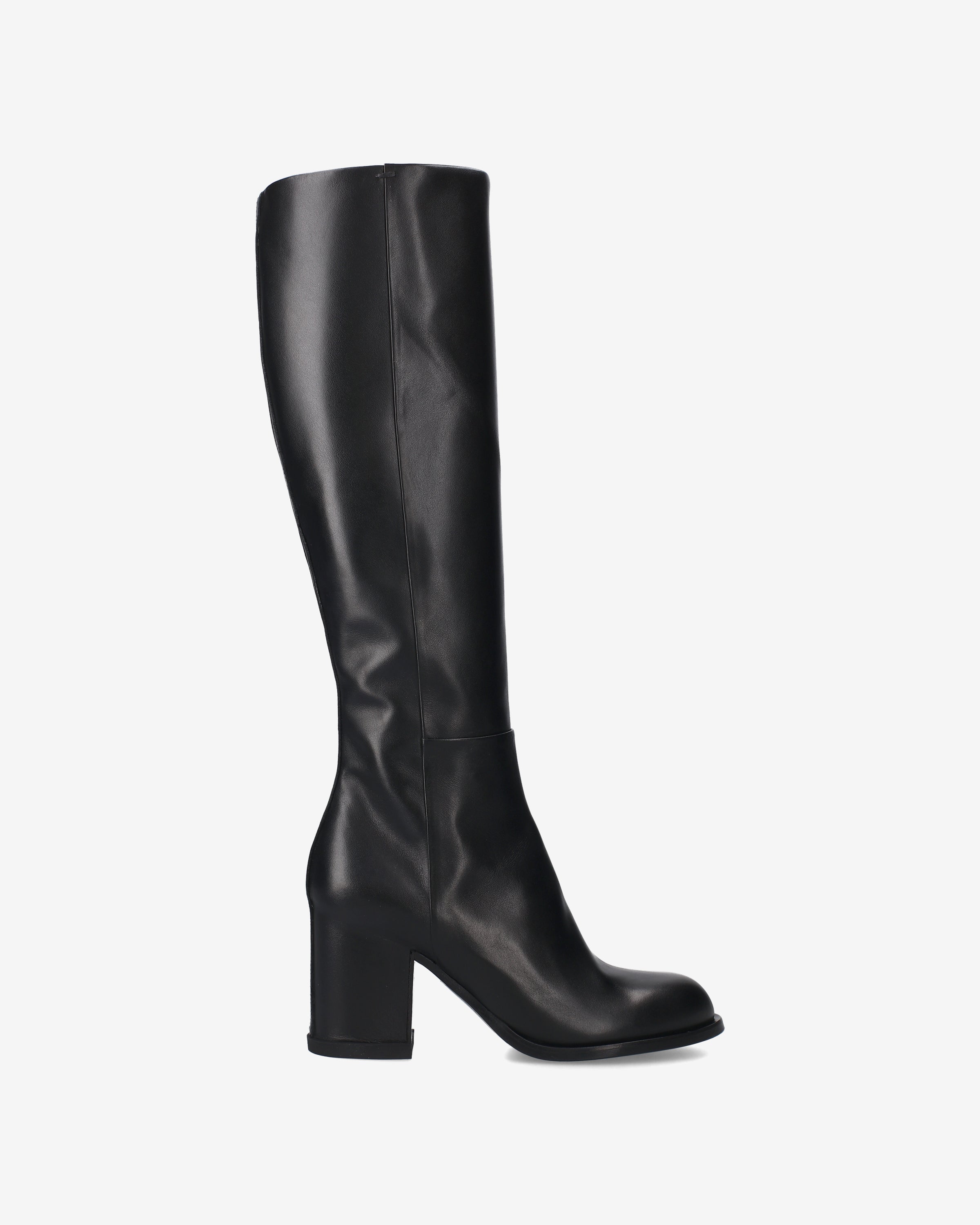 premiata-stivaletti-damen-schwarz-leder-80mm image 1