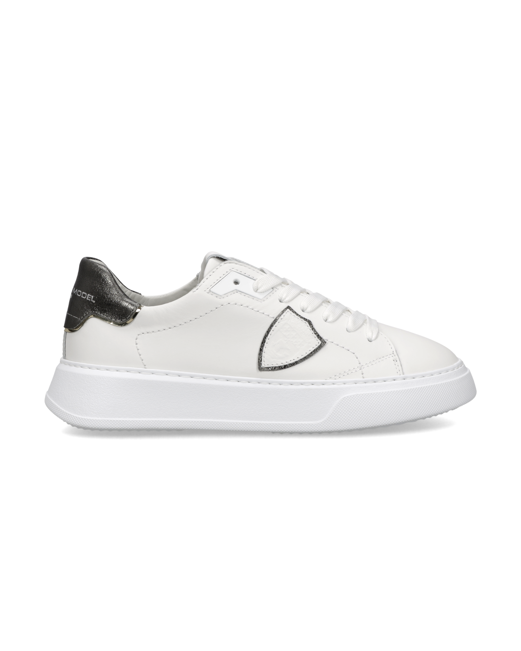 philippe-model-temple-damen-sneaker-wei-grau-anthrazit image 1