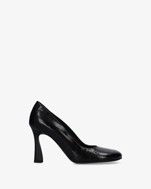 premiata-d-collet-pumps-damen-schwarz-leder-mit-skulpturalem-absatz image 1