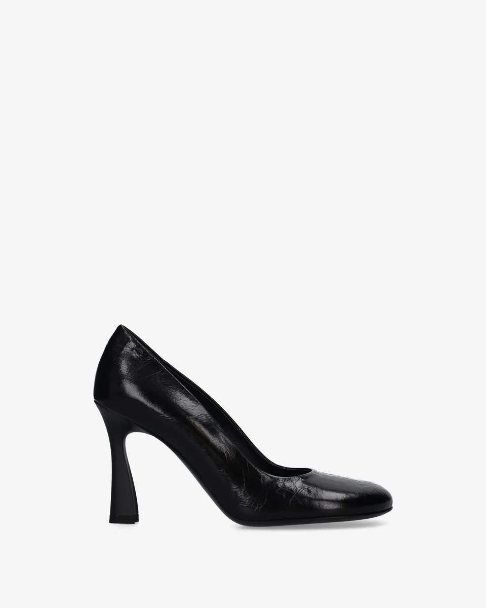 premiata-d-collet-pumps-damen-schwarz-leder-mit-skulpturalem-absatz image 1