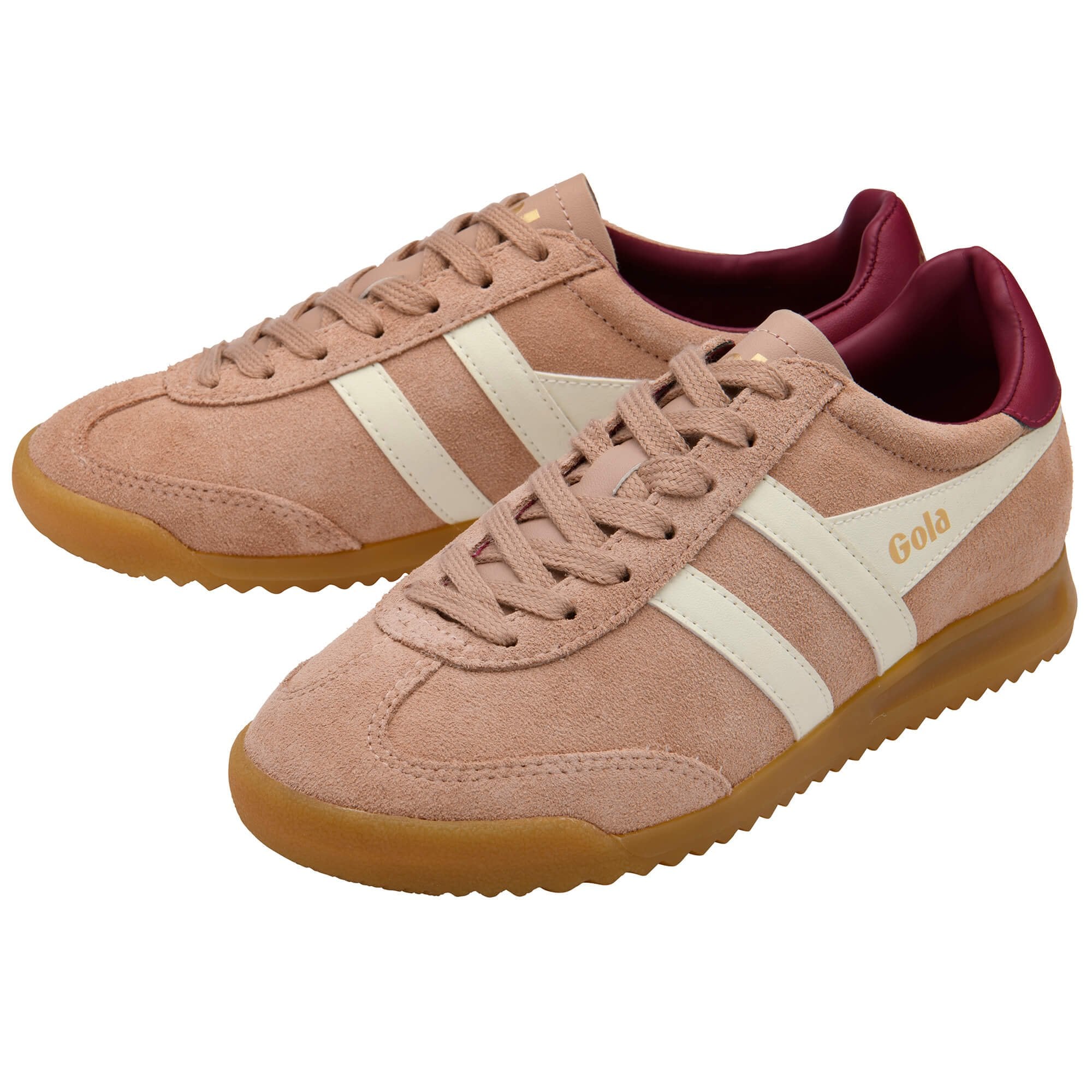 gola-torpedo-sneaker-f-r-damen-cameo-off-white-kirschrot image 3