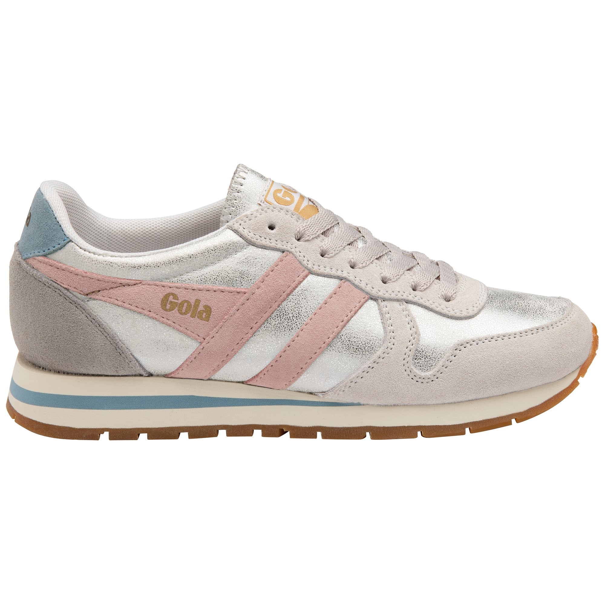 gola-daytona-blaze-damen-sneaker-silber-kreiderosa-eisbergblau image 1