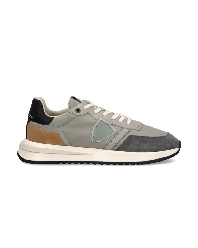 philippe-model-tropez-2-1-sneaker-herren-gris-taupe-noir-cognac image 1