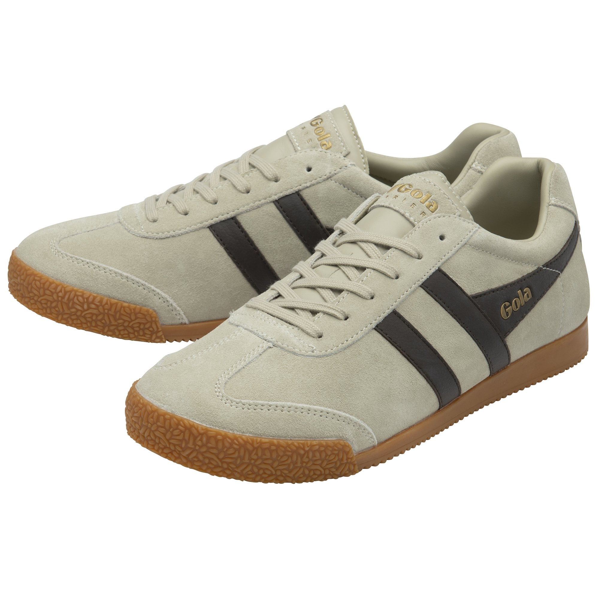 gola-harrier-herren-sneaker-wildleder-weizen-dunkelbraun image 3