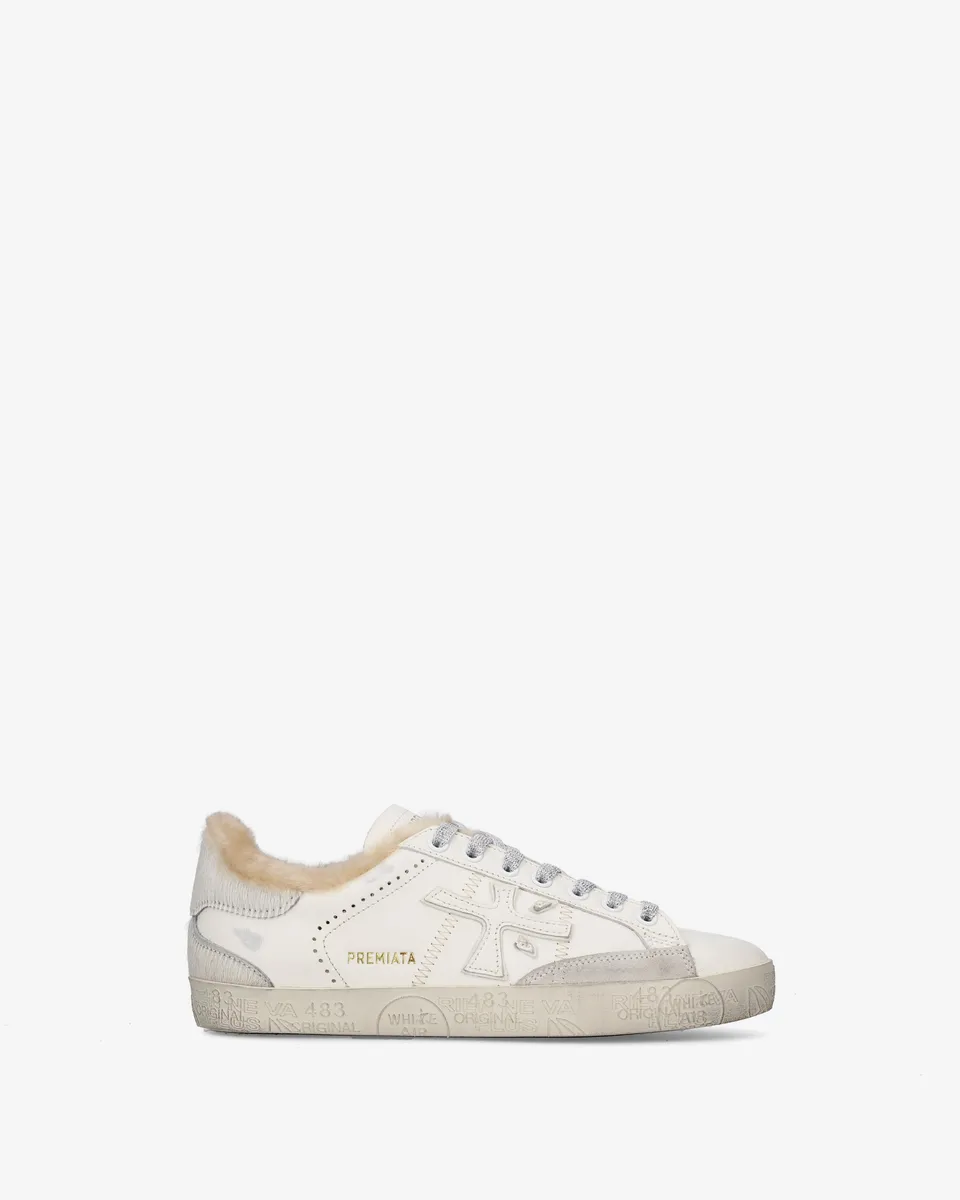 premiata-stevend-7608m-sneaker-panna-silber-herren image 1