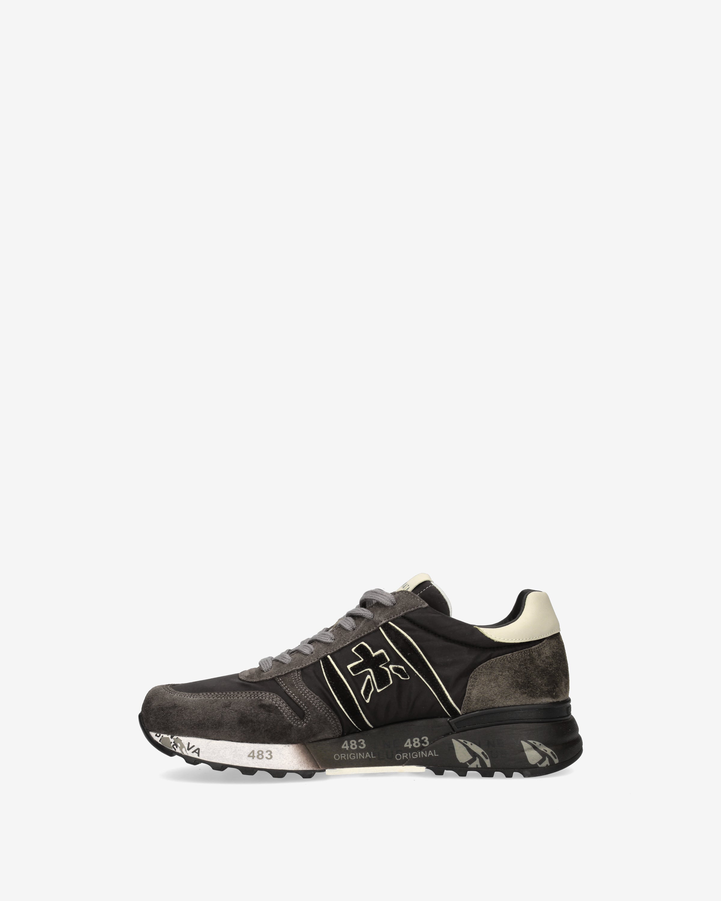 premiata-lander-4951-sneaker-anthrazit-schwarz image 3