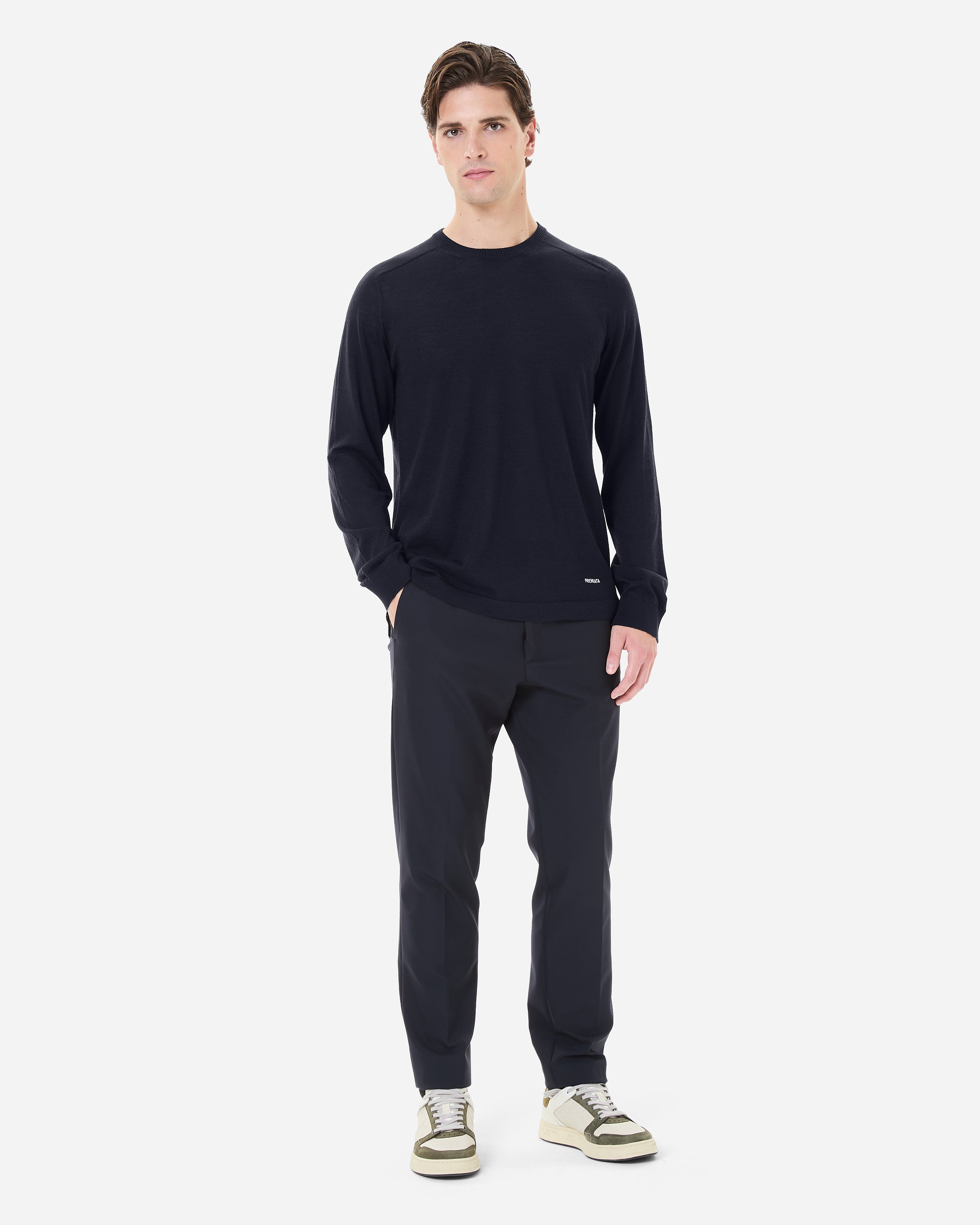 premiata-essential-herren-strickpullover-dark-blue image 7