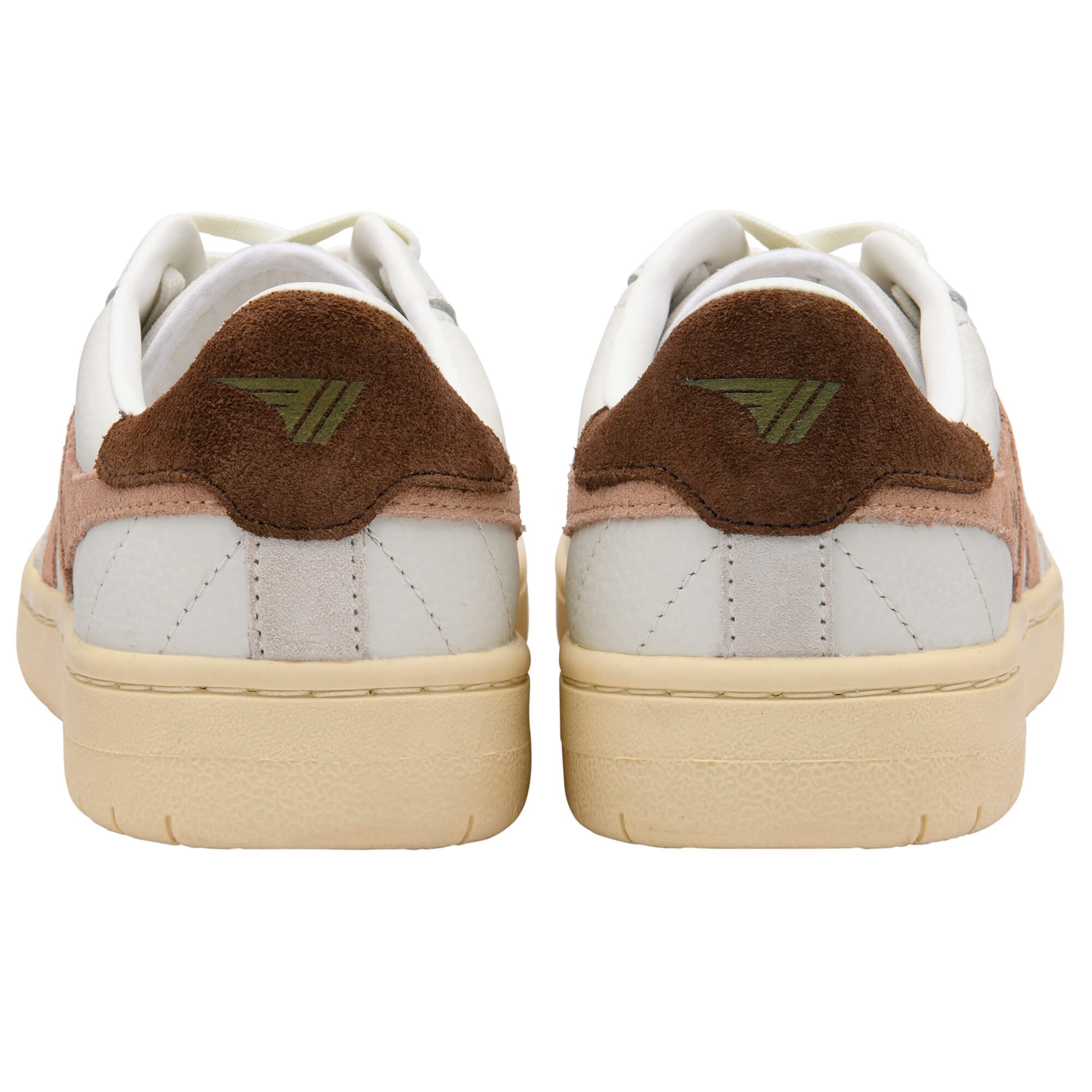 gola-falcon-damen-sneaker-aus-leder-wei-cameo-dunkelbraun image 4