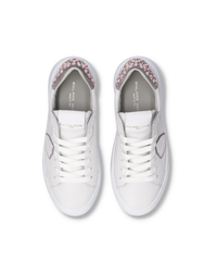 philippe-model-temple-sneaker-damen-wei-rosa-mit-perlen image 6