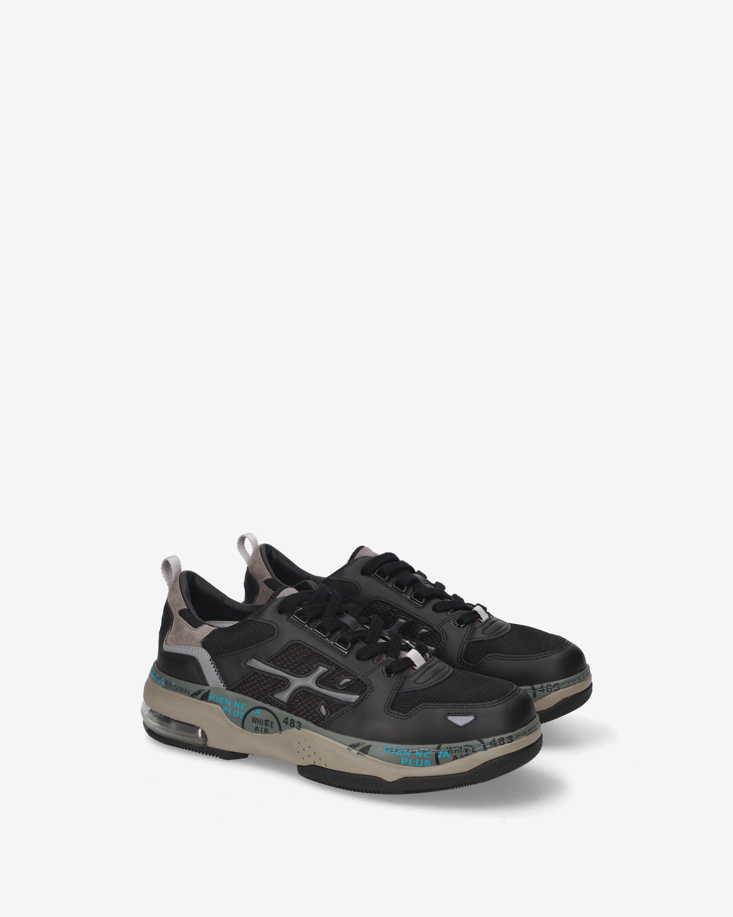 premiata-drake-524-sneaker-herren-schwarz-air image 2