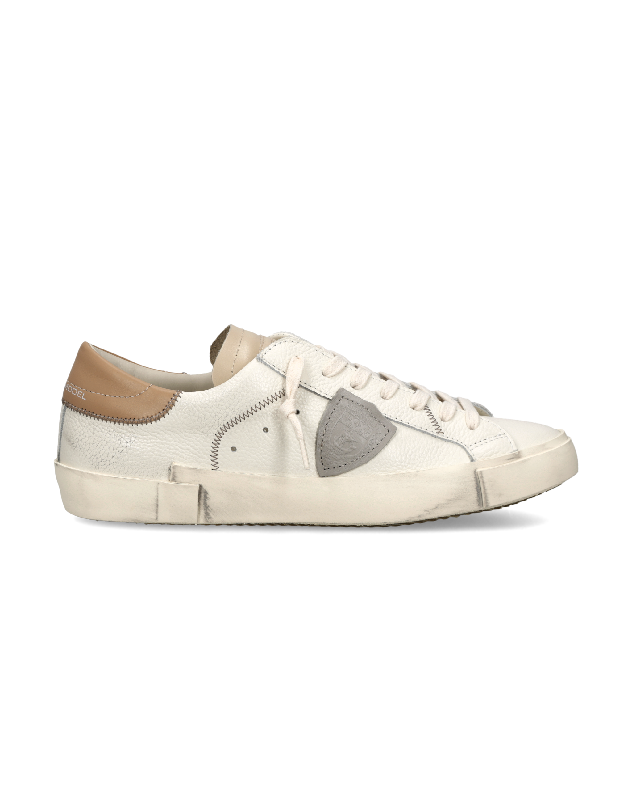 philippe-model-prsx-herren-sneaker-lait-et-boue-beige image 1