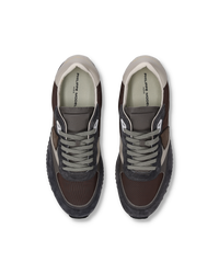 philippe-model-blville-herren-sneaker-grau-anthrazit-braun-elfenbein image 5