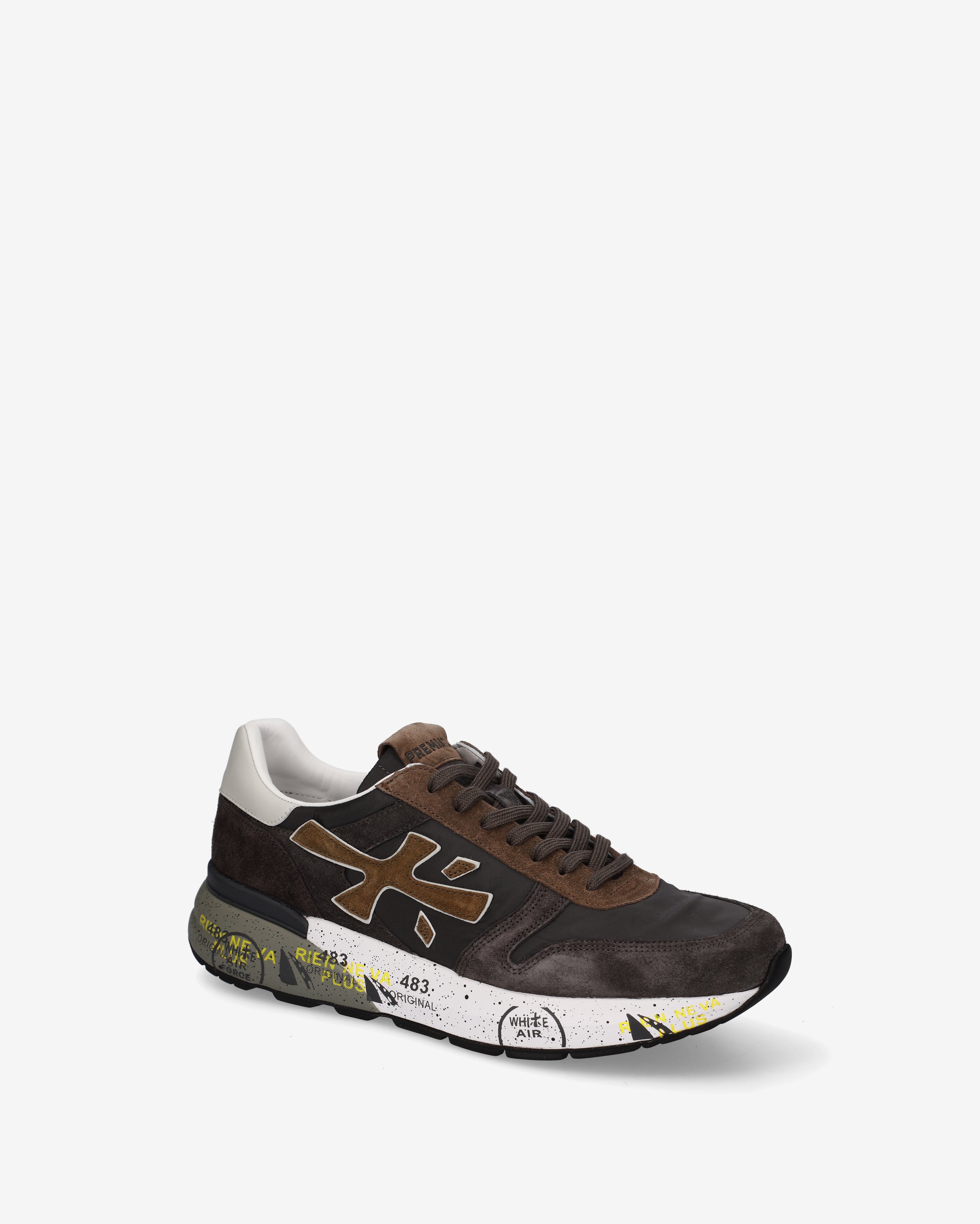 premiata-mick-8432-sneaker-herren-braun-schwarz image 4
